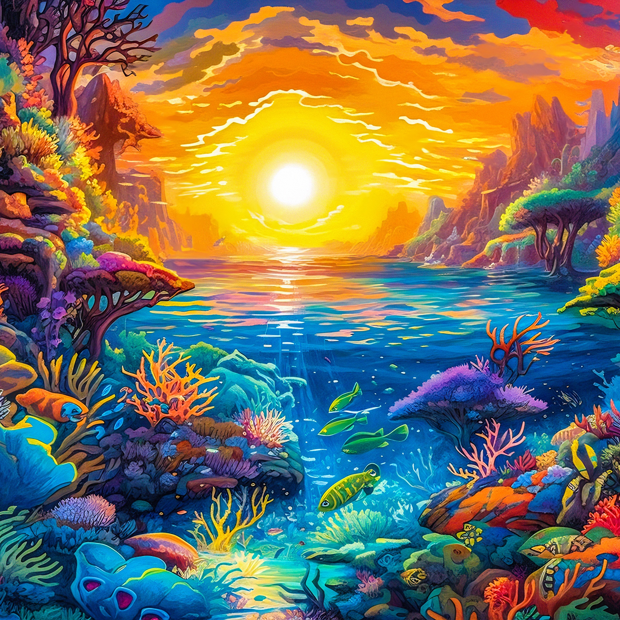 Oceanic paradise jigsaw puzzle by Gotiva