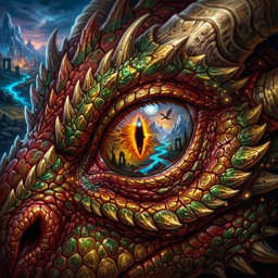Dragon Eye jigsaw puzzle by Your Knight