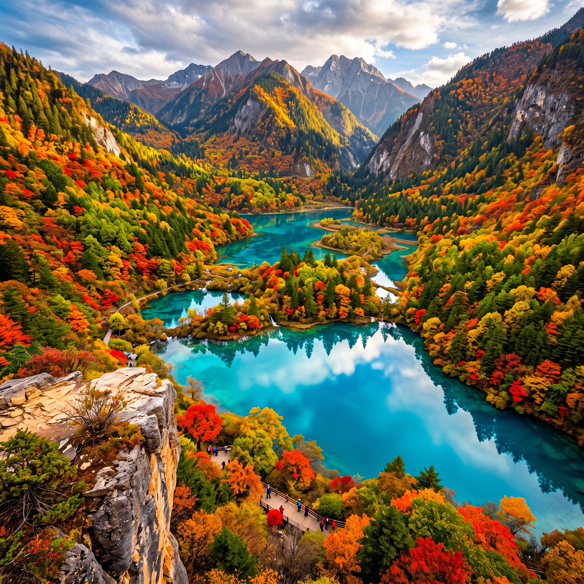 Autumn Mountains jigsaw puzzle by Grant Photography