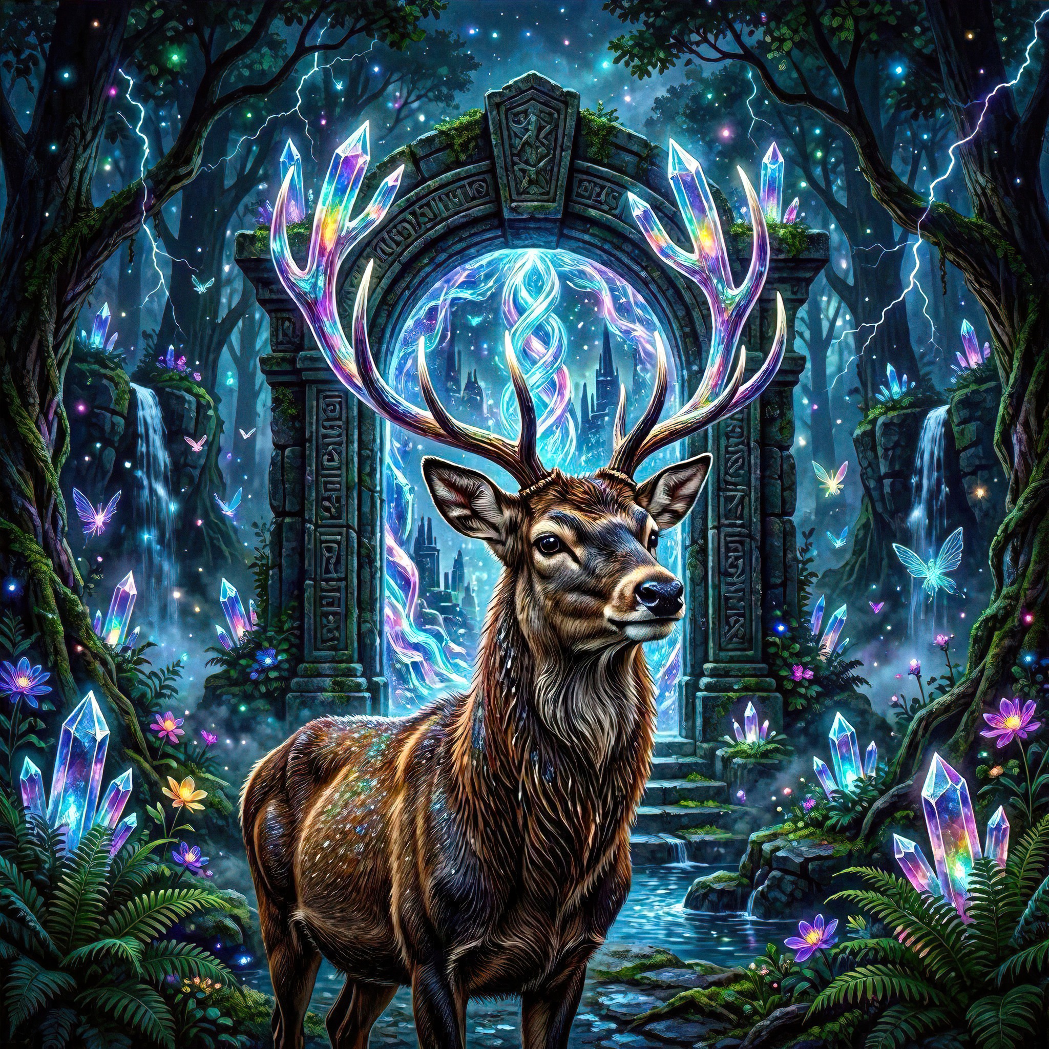 Crystal Horns jigsaw puzzle by Raven Veil