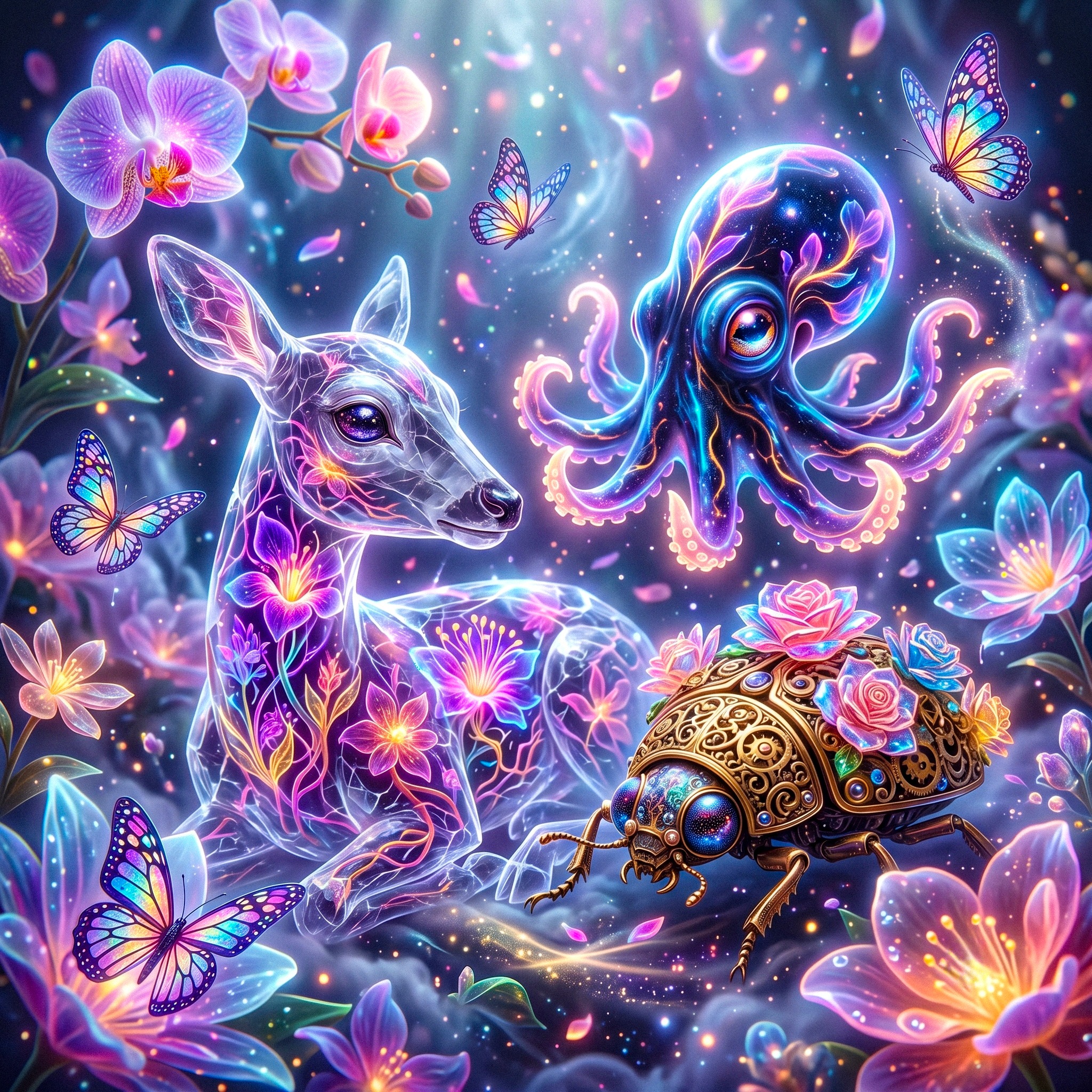 Amazing Creatures jigsaw puzzle by Amazia Art