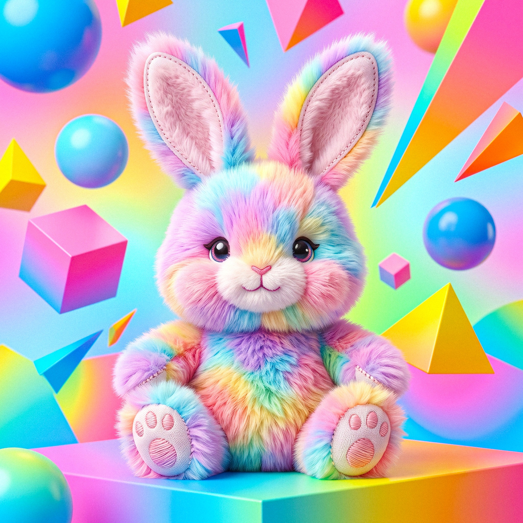 Gradient Bunny jigsaw puzzle by Gotiva