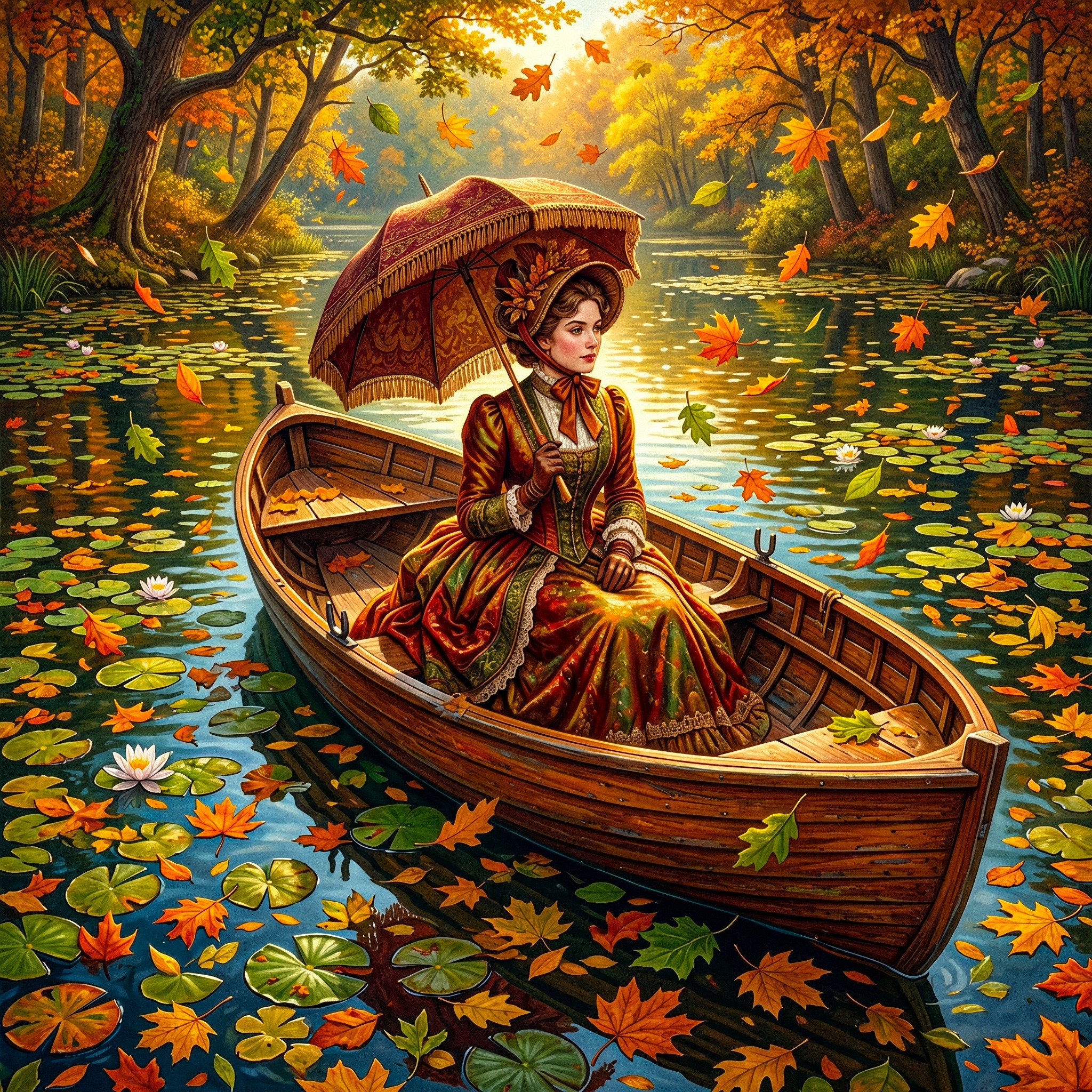 Victorian Autumn jigsaw puzzle by Gotiva