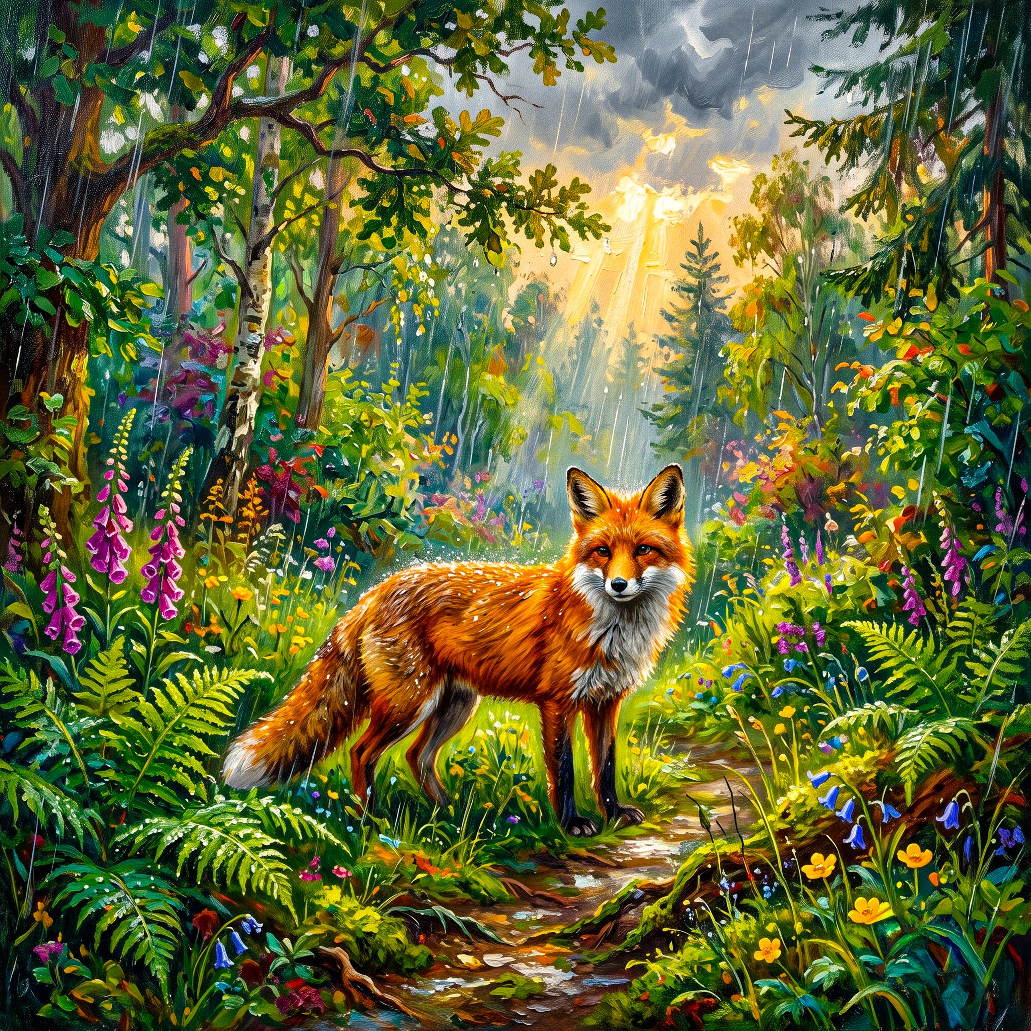 Fox jigsaw puzzle by Gotiva