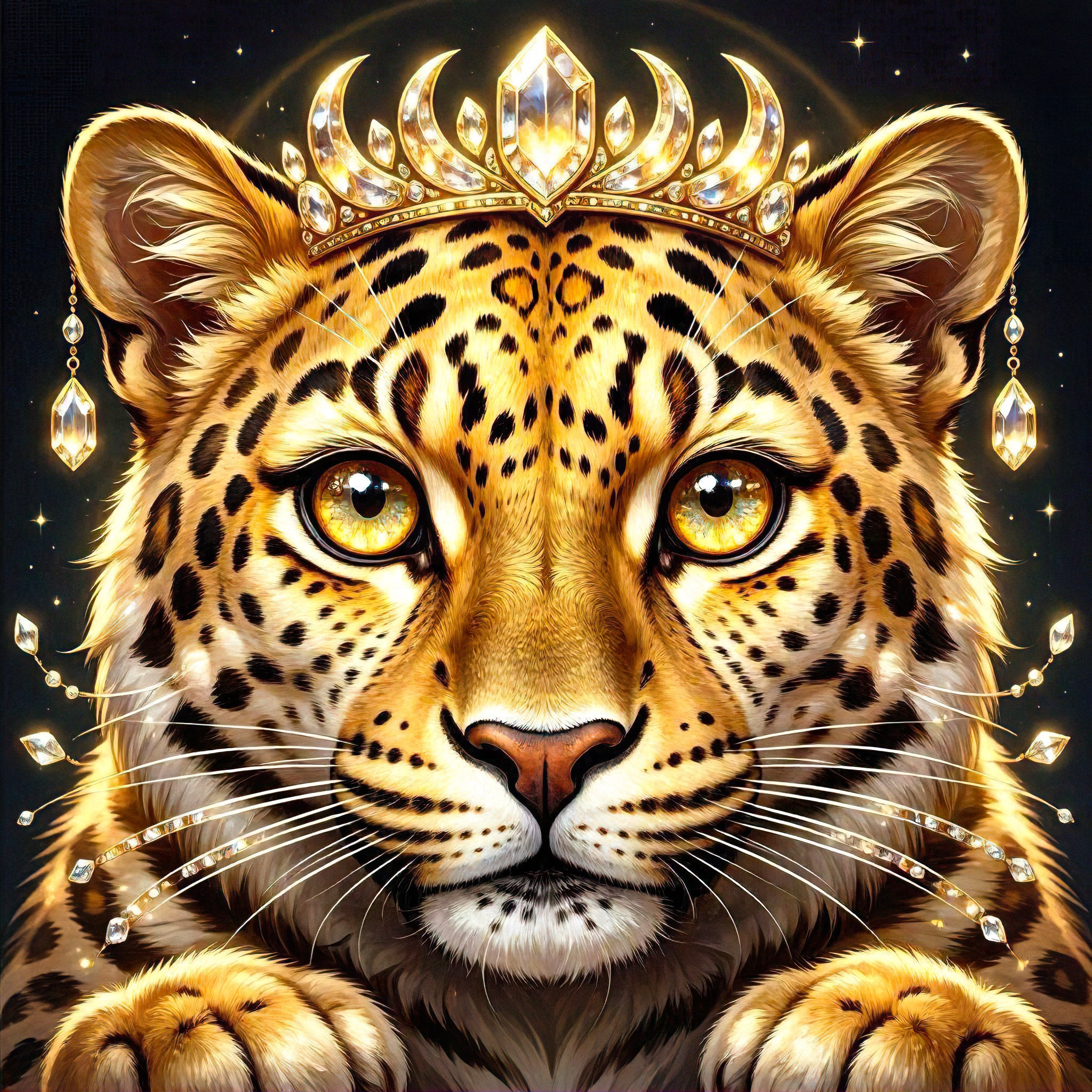 King Cat jigsaw puzzle by Gotiva