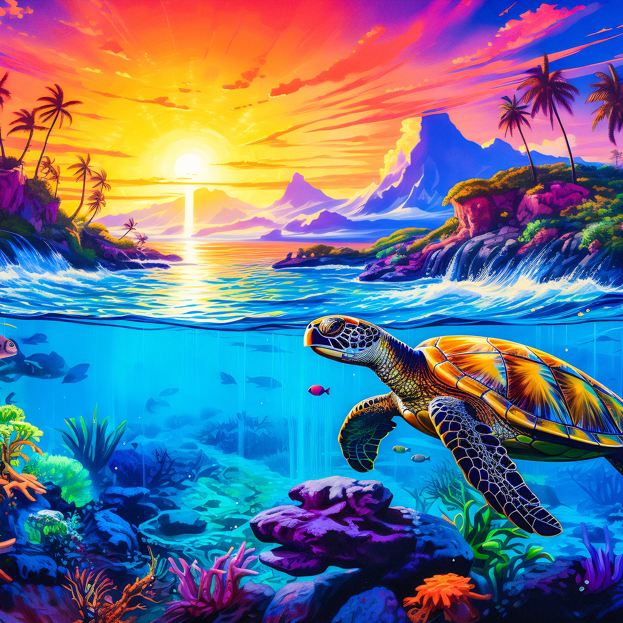 Underwater beauty jigsaw puzzle by Gotiva