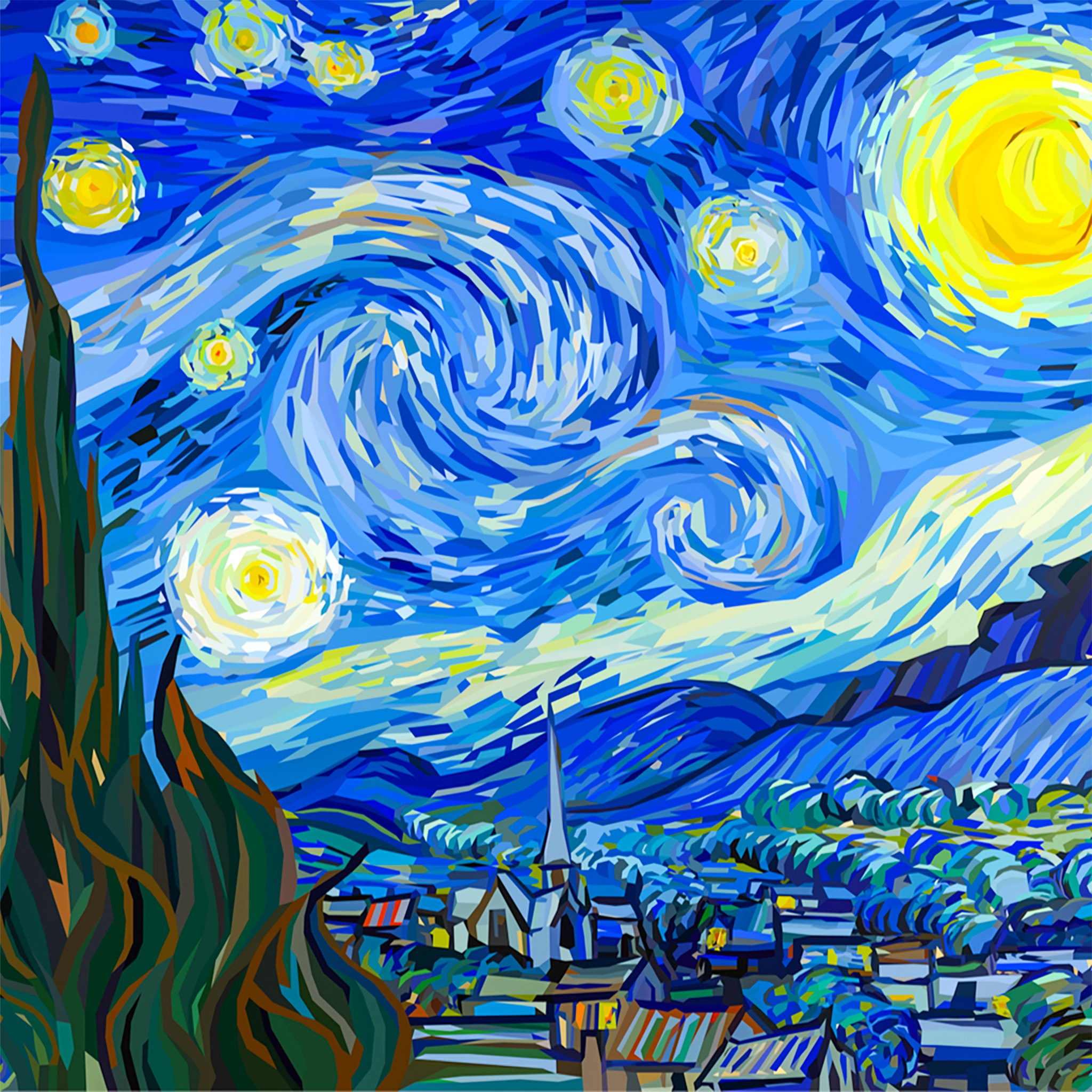 Starry Night jigsaw puzzle by Gotiva