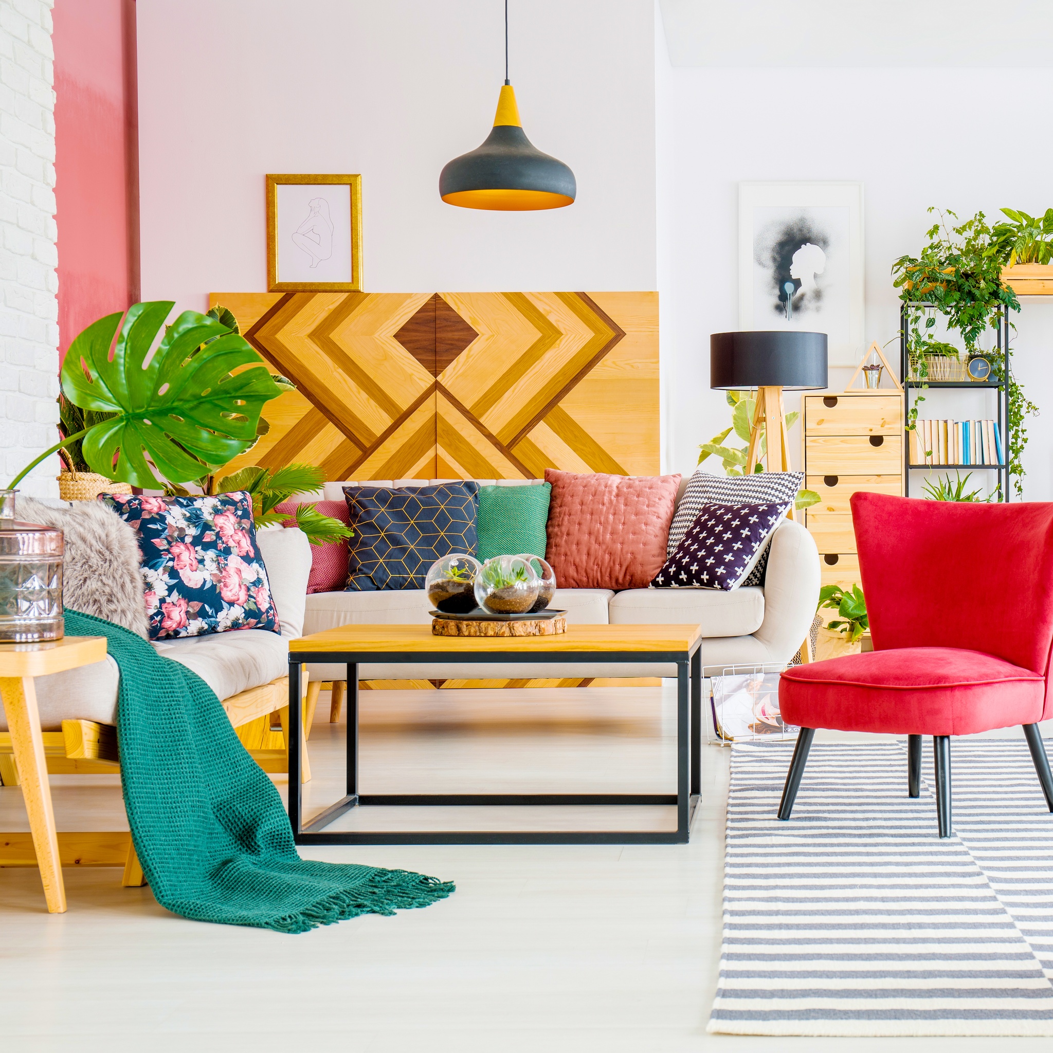 Modern Colorful Living Room jigsaw puzzle by Gotiva