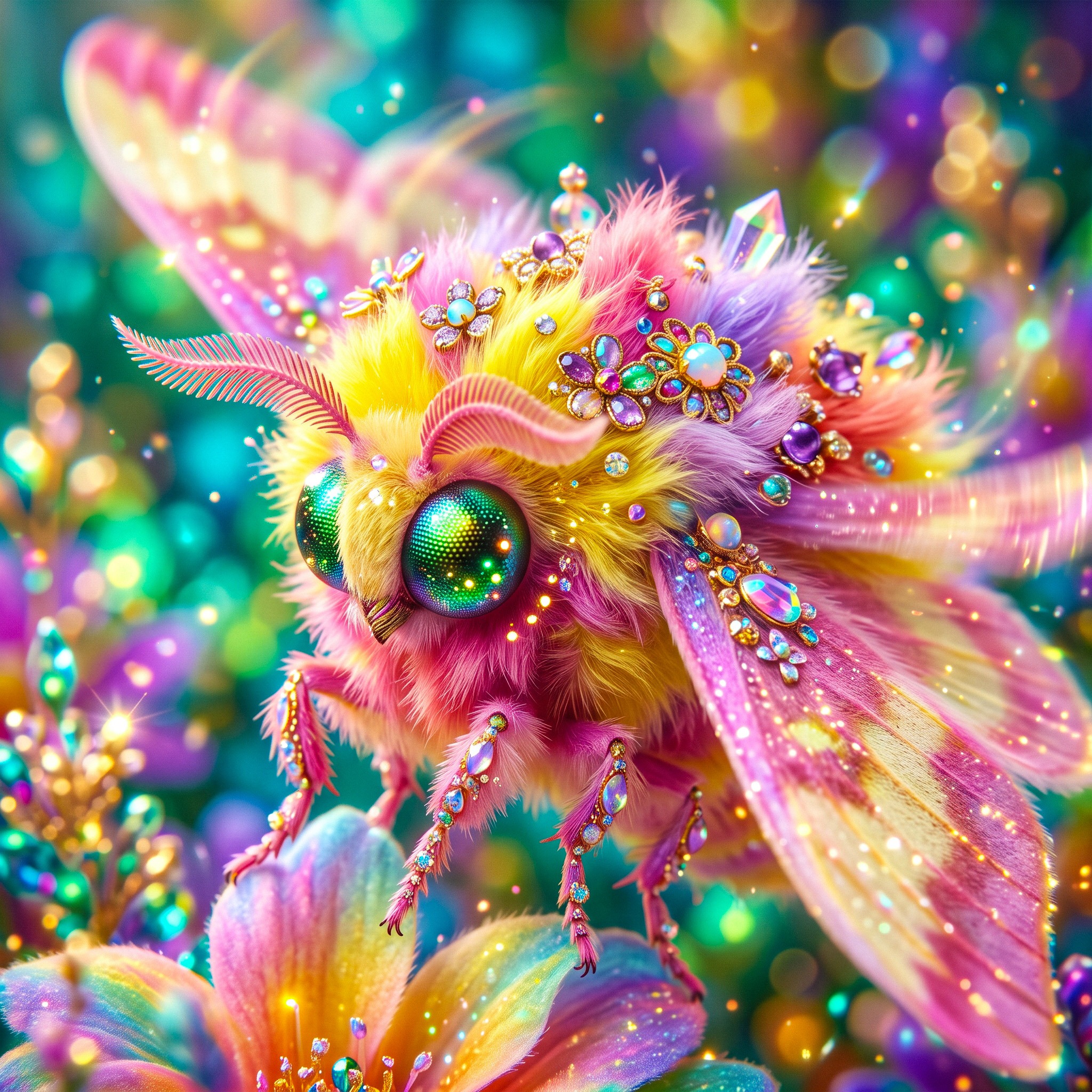 Cute Moth jigsaw puzzle by Animalia