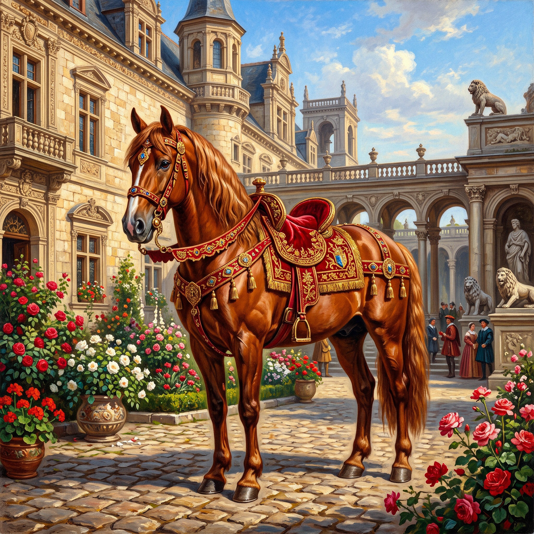 Horse jigsaw puzzle by Lady Elara