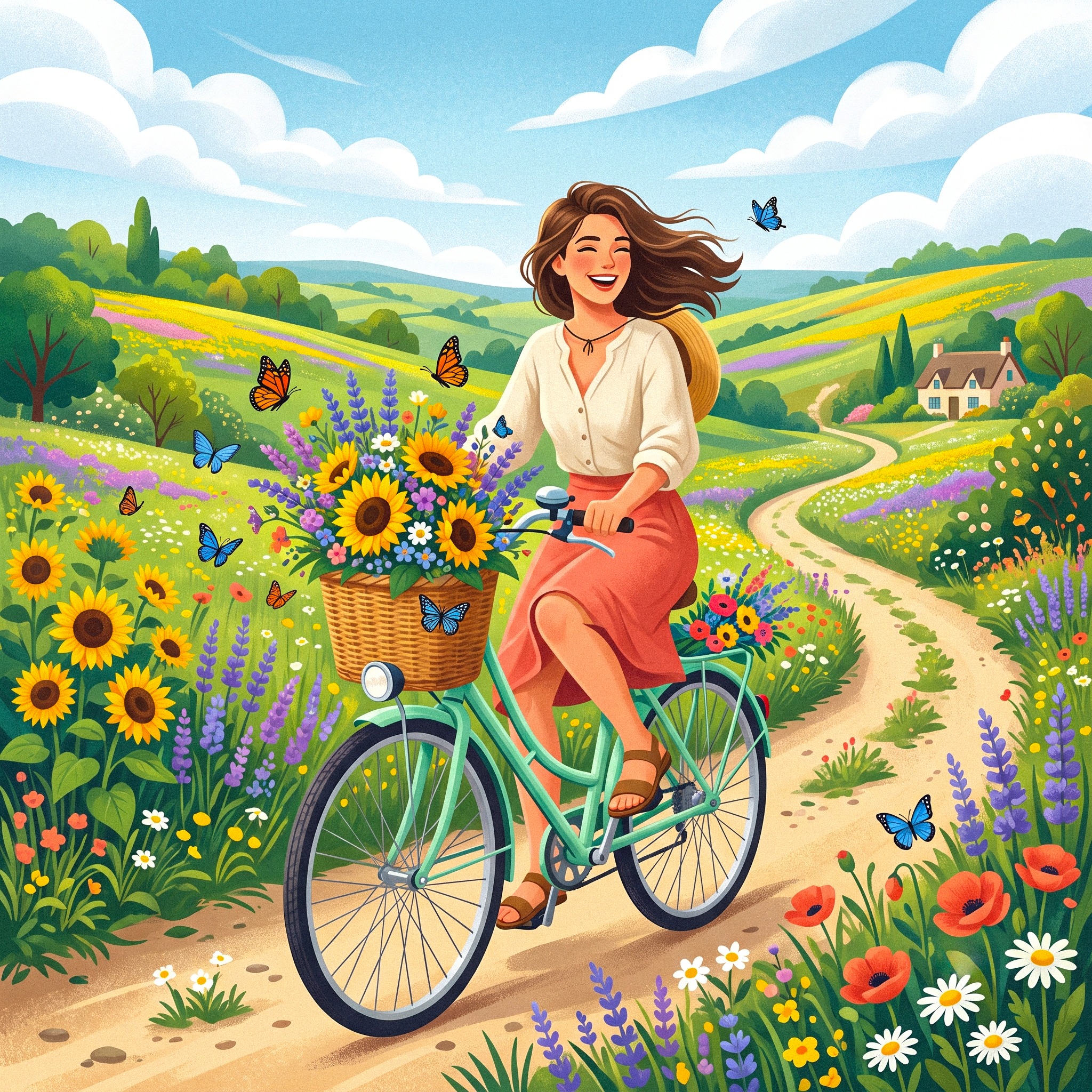 Bike Trip jigsaw puzzle by Gotiva