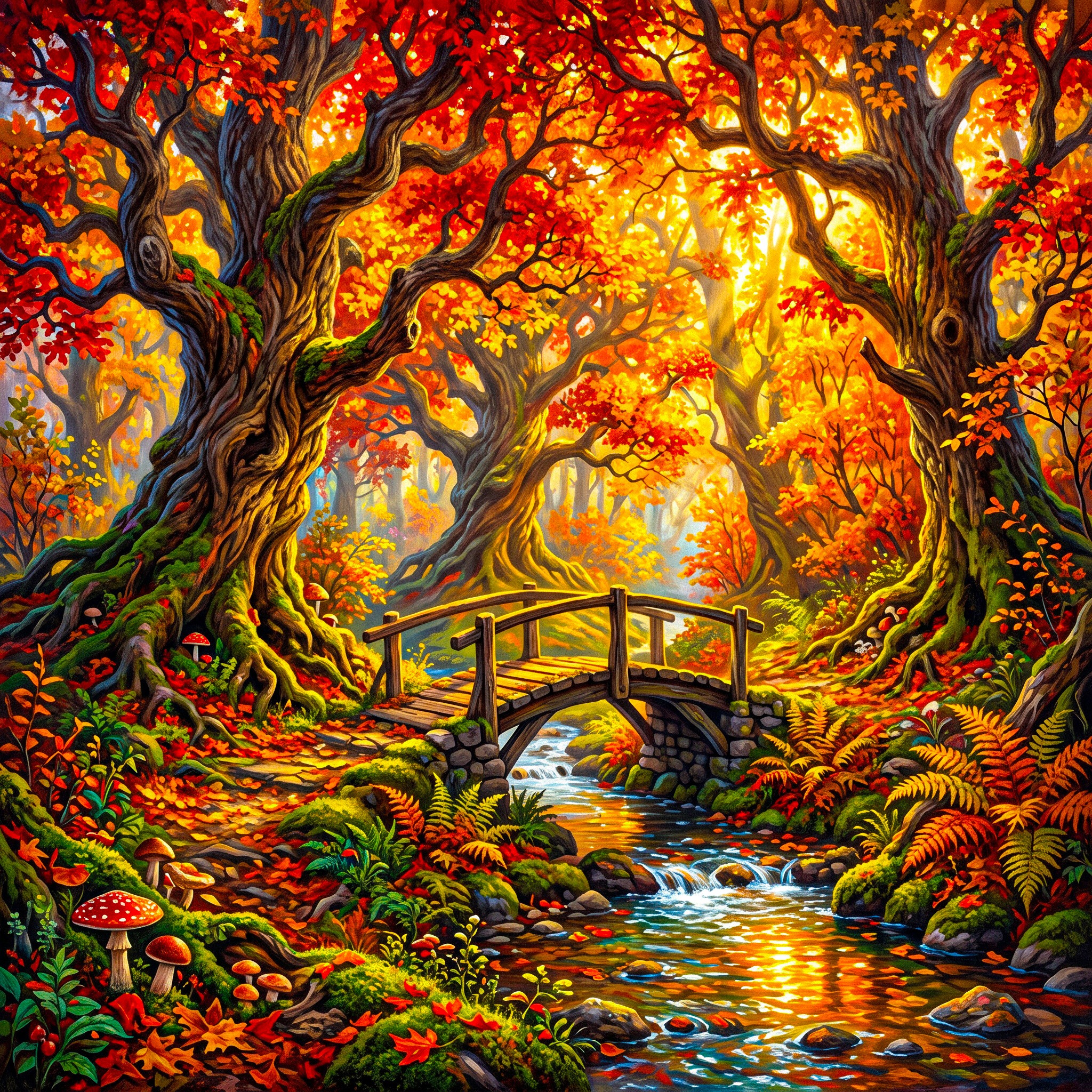 Bridge jigsaw puzzle by Gotiva
