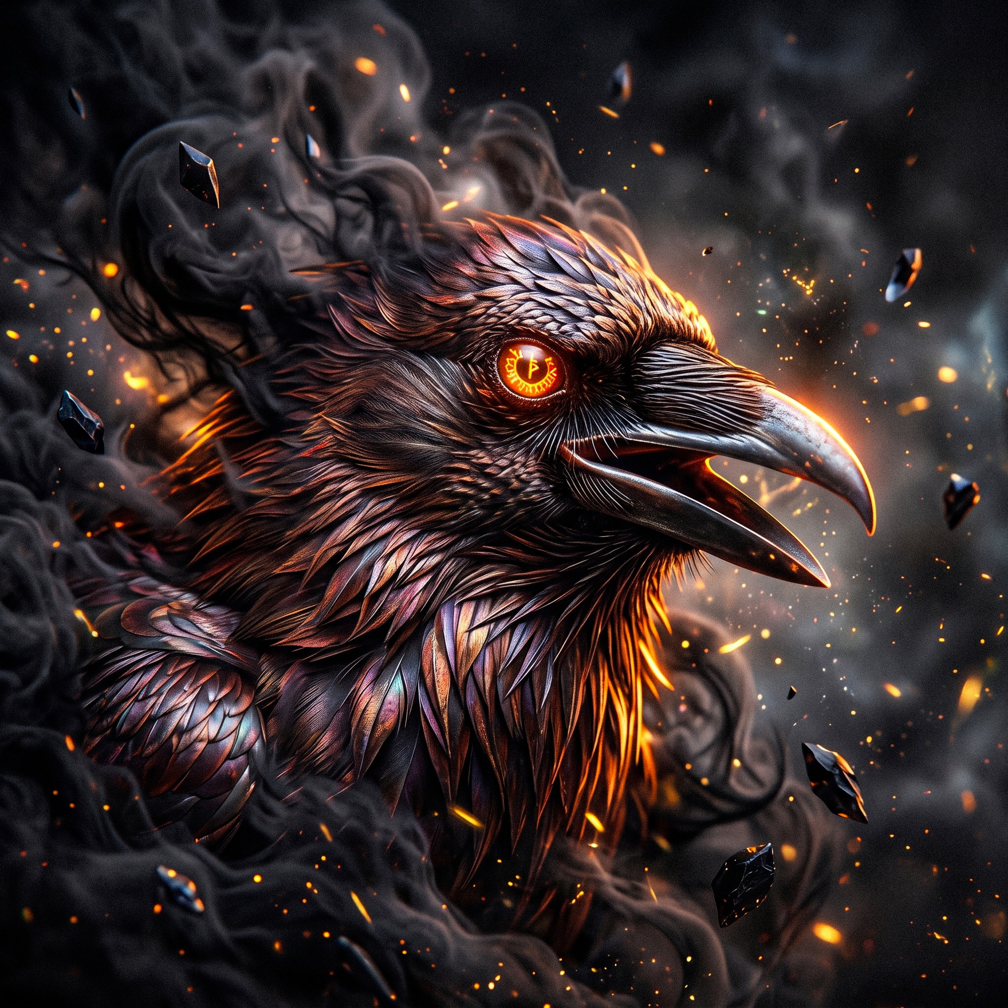 Raven jigsaw puzzle by Raven Veil