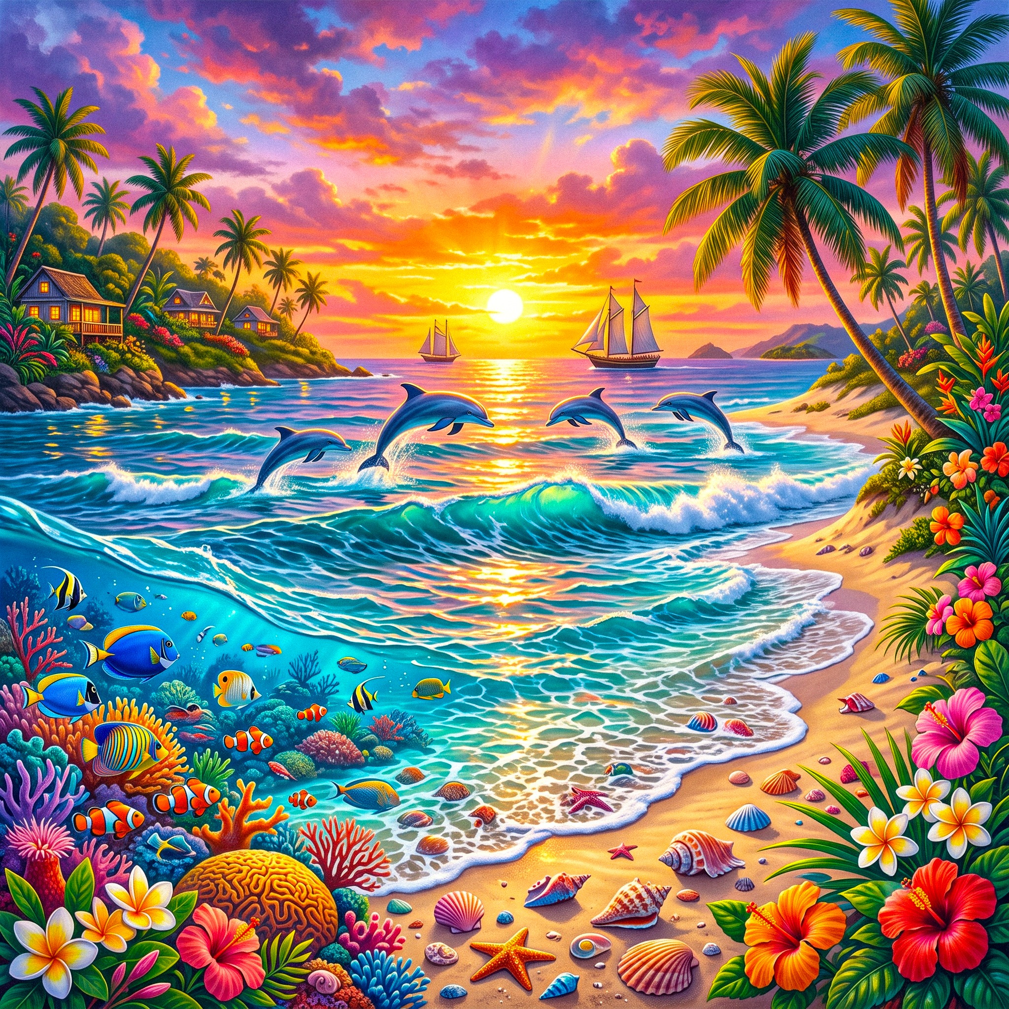 Beach jigsaw puzzle by Gotiva