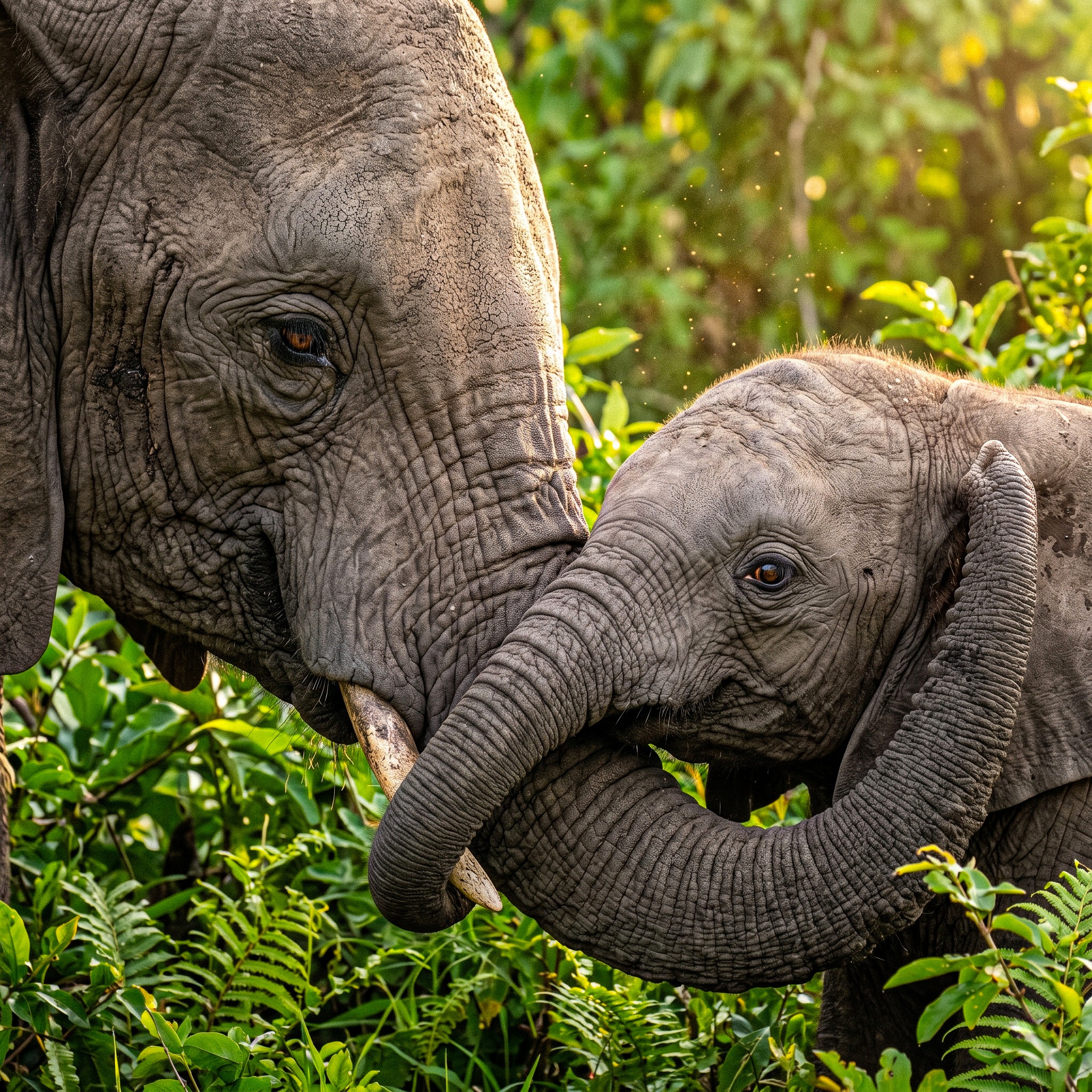 Elephant Mom jigsaw puzzle by Animalia