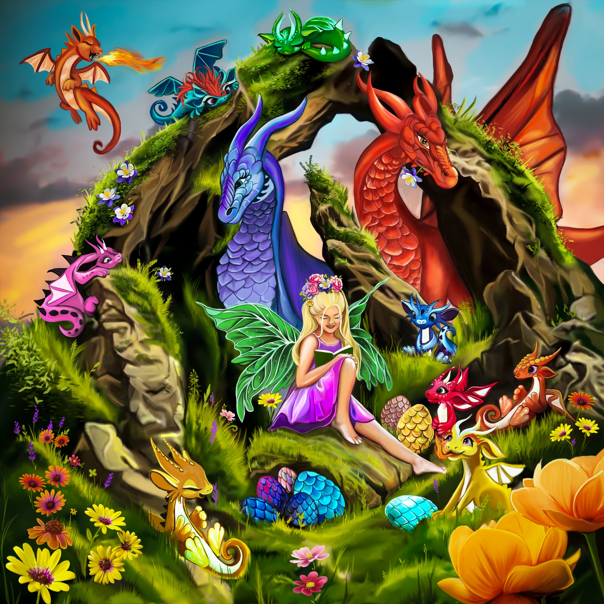 Fantasy Dragons jigsaw puzzle by Gotiva