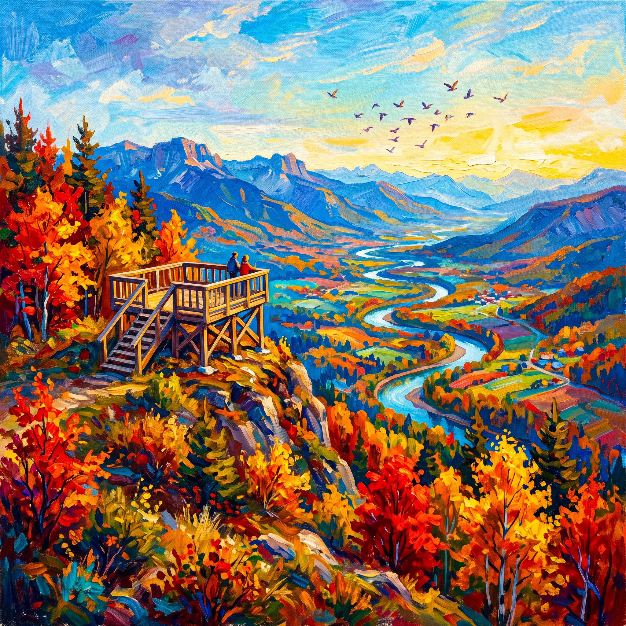 The View jigsaw puzzle by Gotiva