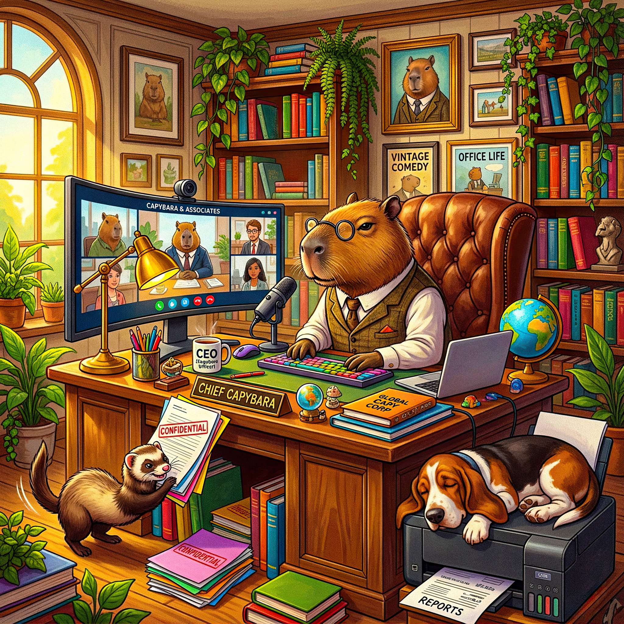 Capy Businessman jigsaw puzzle by GigglePaws
