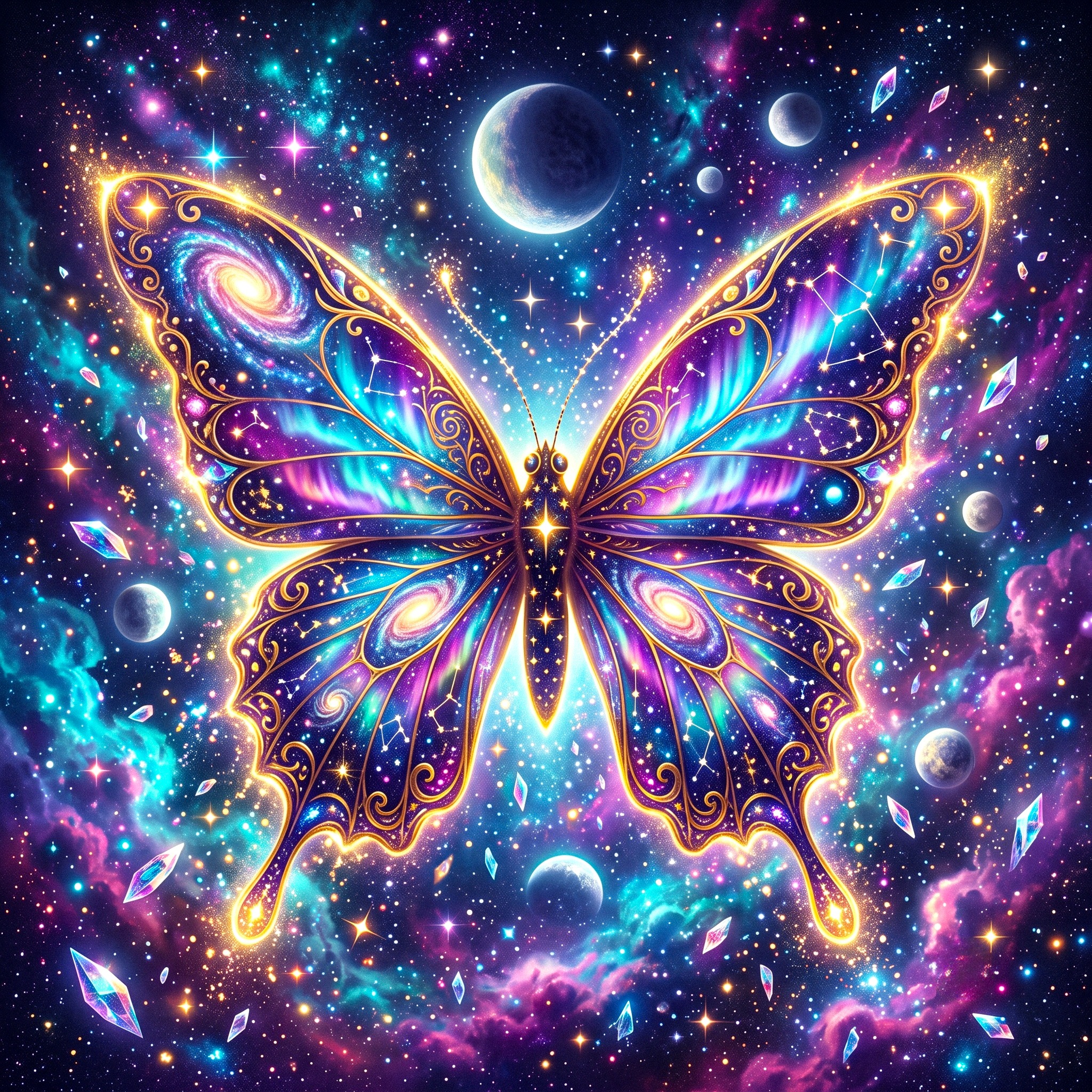 Moon Butterfly jigsaw puzzle by Gotiva