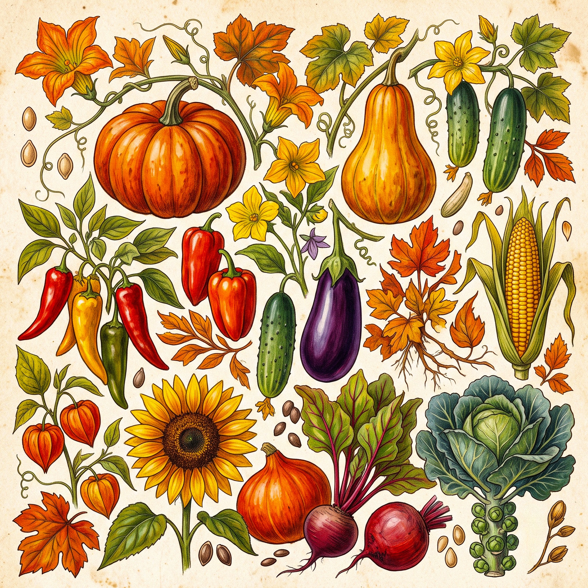 Autumn Veggies jigsaw puzzle by John Botanics