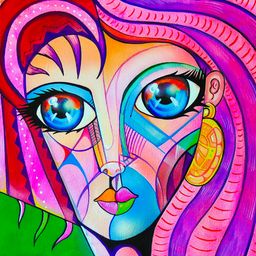 Abstract Portrait Art jigsaw puzzle by Gotiva