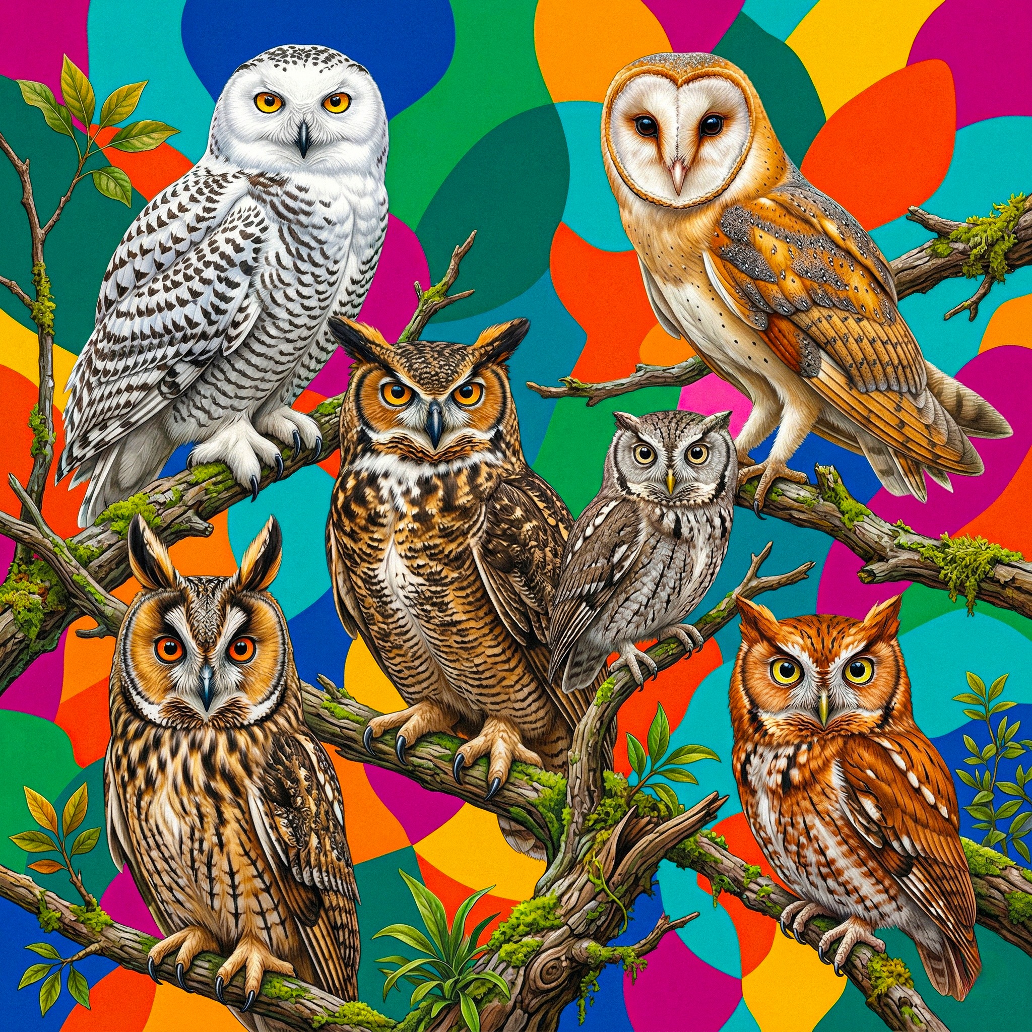 Owls jigsaw puzzle by Juliet Art