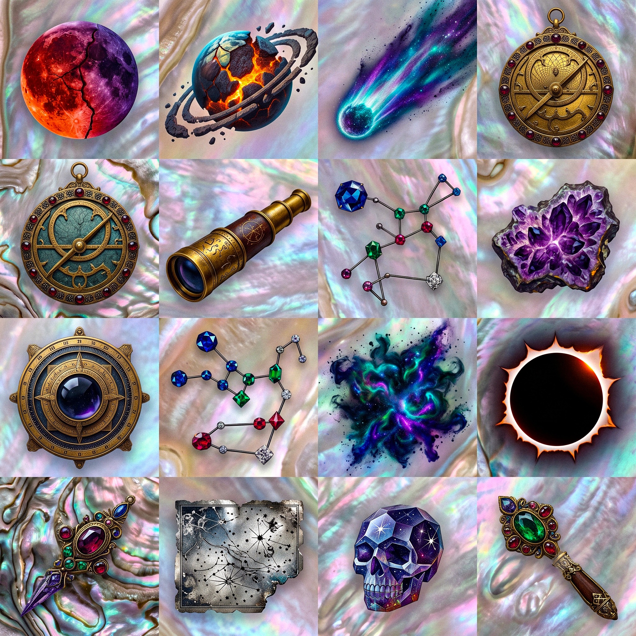 Fantasy Collage jigsaw puzzle by Raven Veil