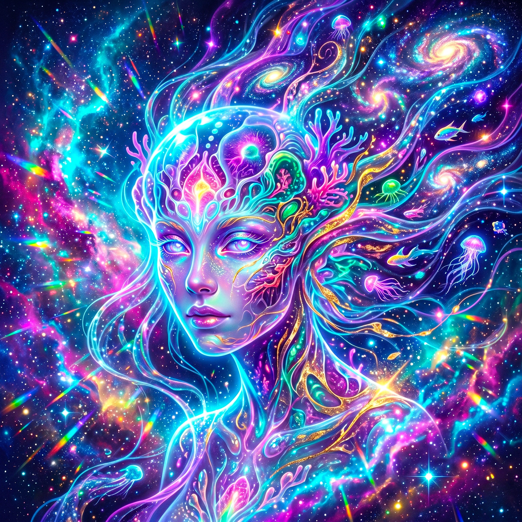 Space Gost jigsaw puzzle by Veloura Moonpetal