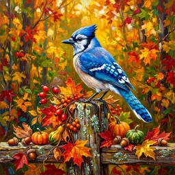 Bluejay jigsaw puzzle by Gotiva