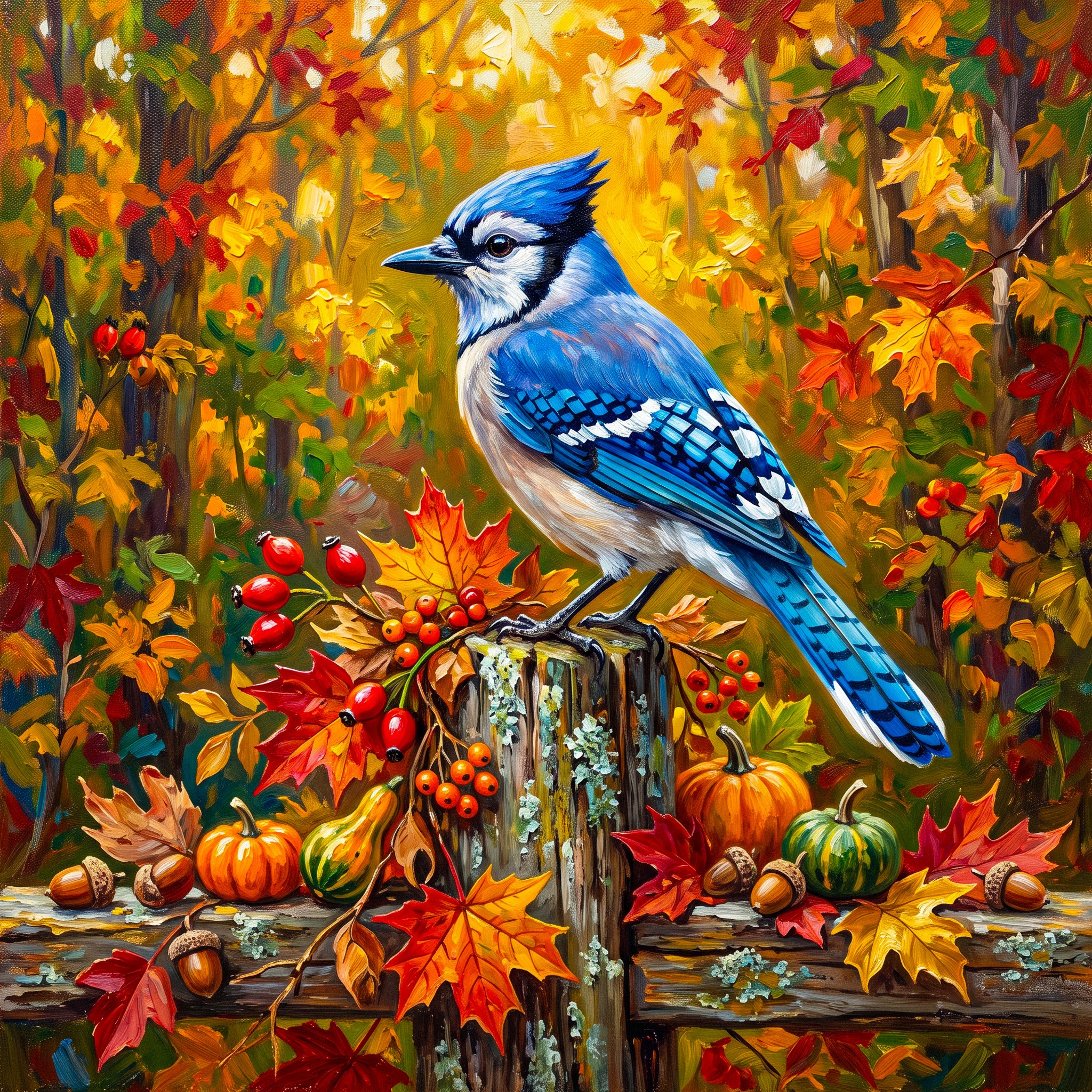 Bluejay jigsaw puzzle by Gotiva