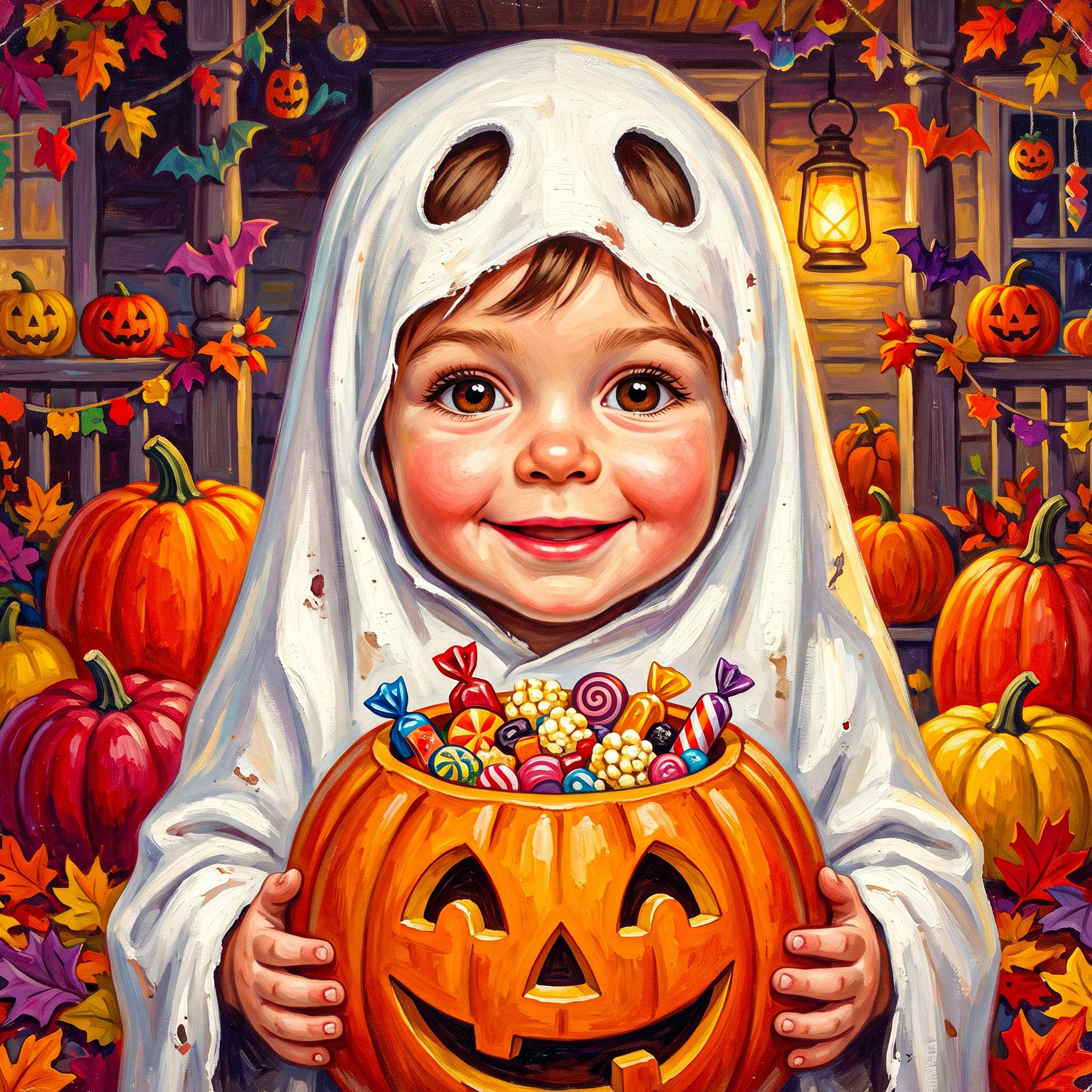 Baby Ghost jigsaw puzzle by Classic Art Jenny