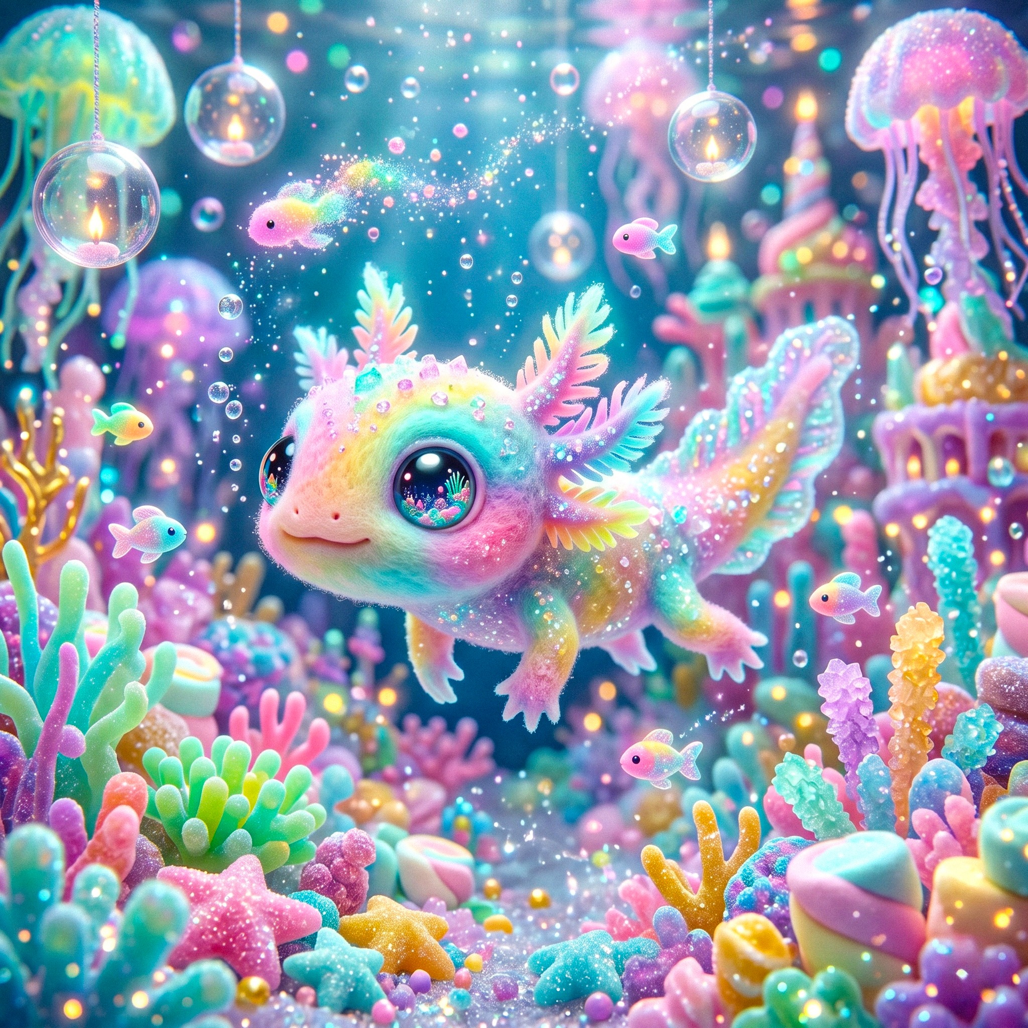 Axelotl jigsaw puzzle by Gloam Puff
