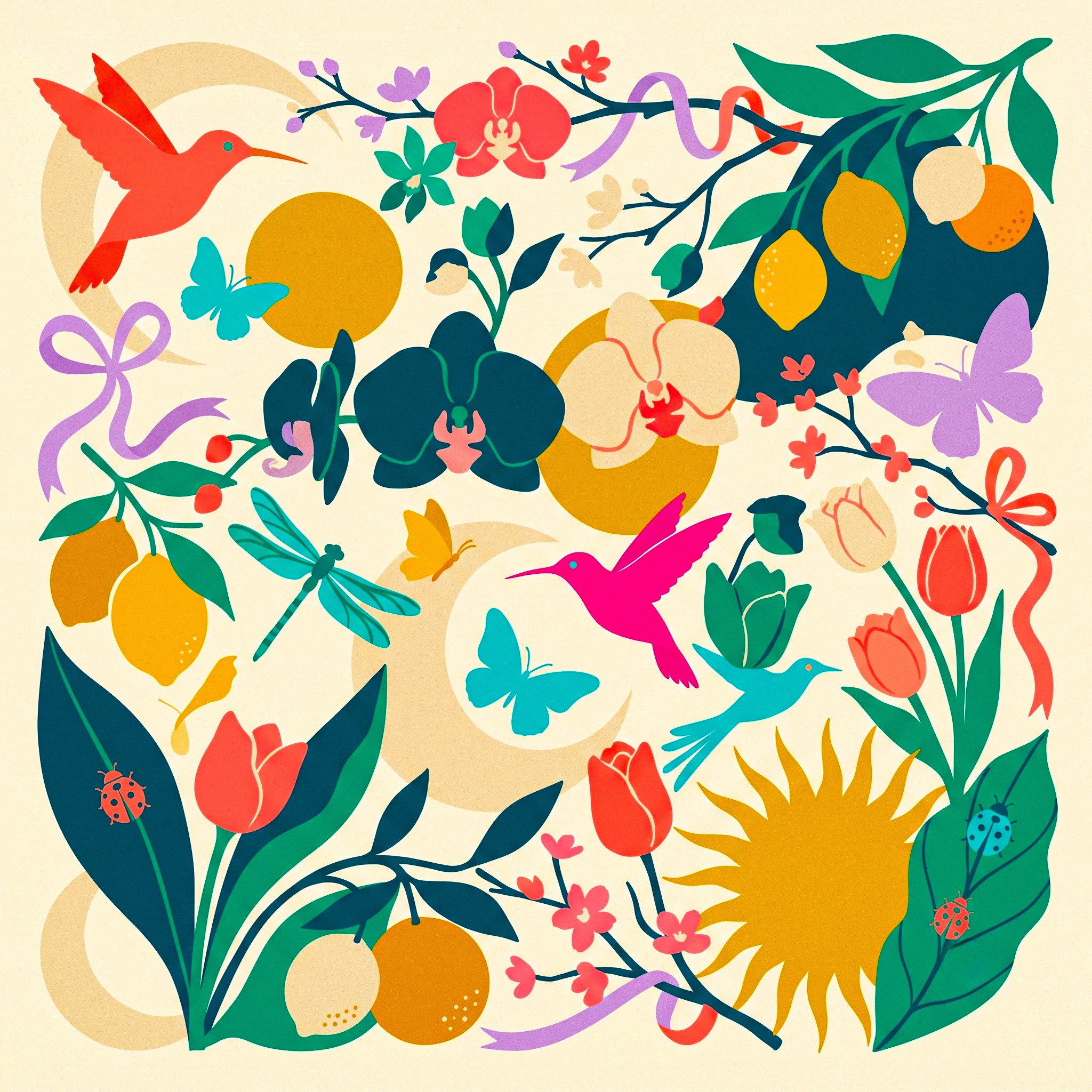 Nature Collage jigsaw puzzle by Silvia Arts