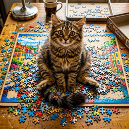 Puzzle Master jigsaw puzzle by Grant Photography