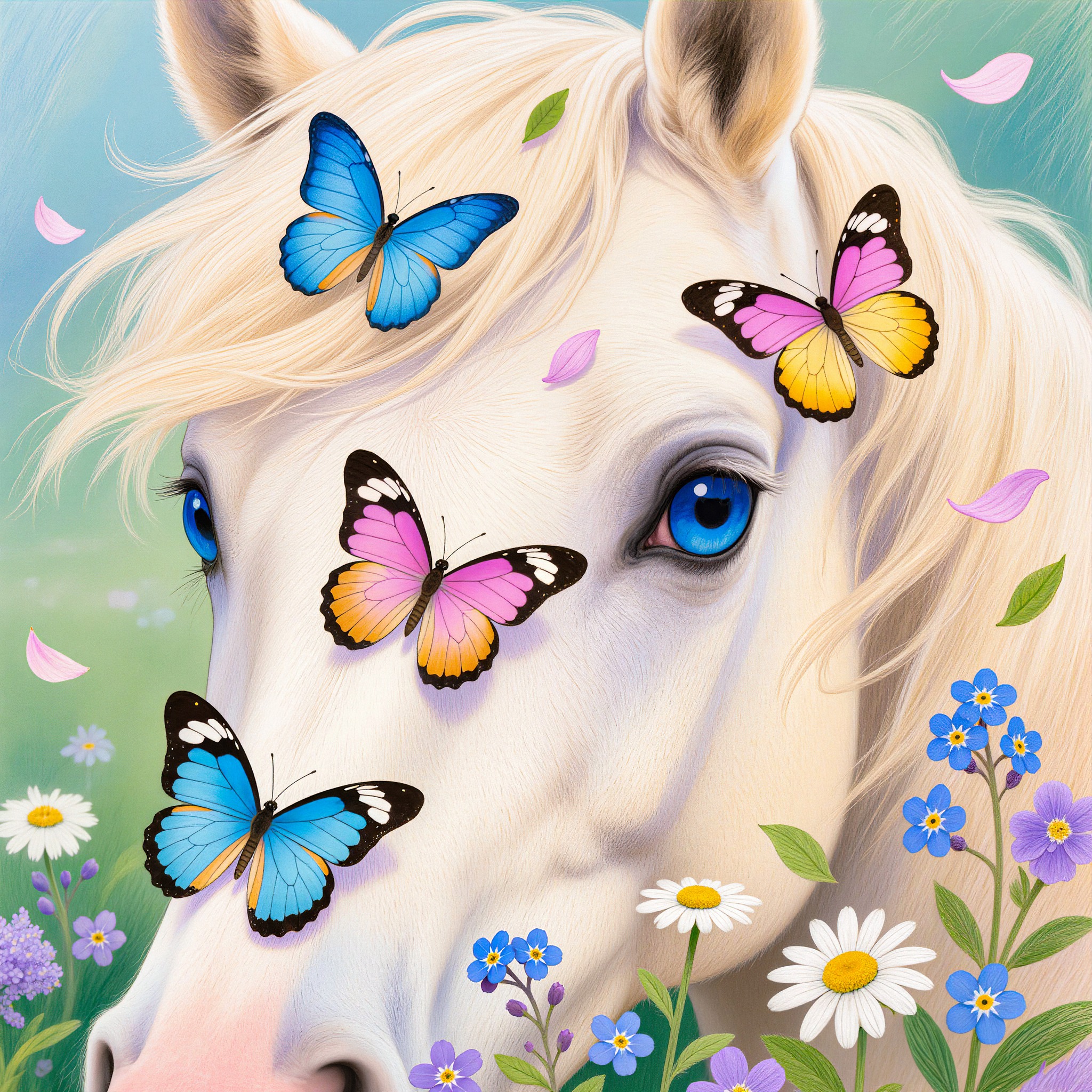 Pastel Horse jigsaw puzzle by Gotiva