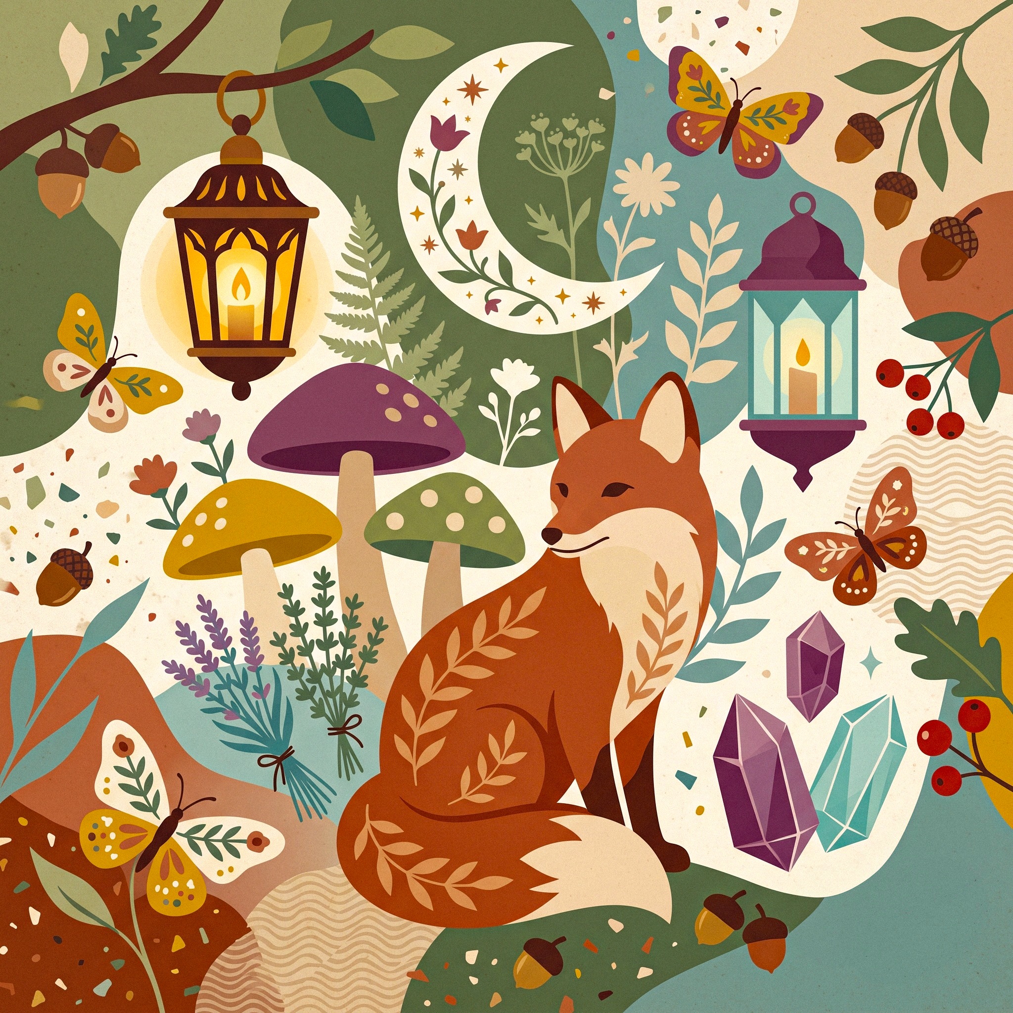 Night Fox jigsaw puzzle by Silvia Arts