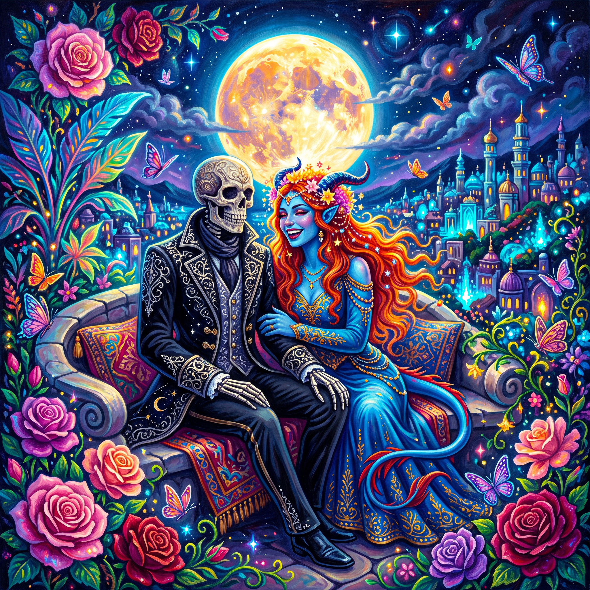 Couple jigsaw puzzle by Aria Solenne
