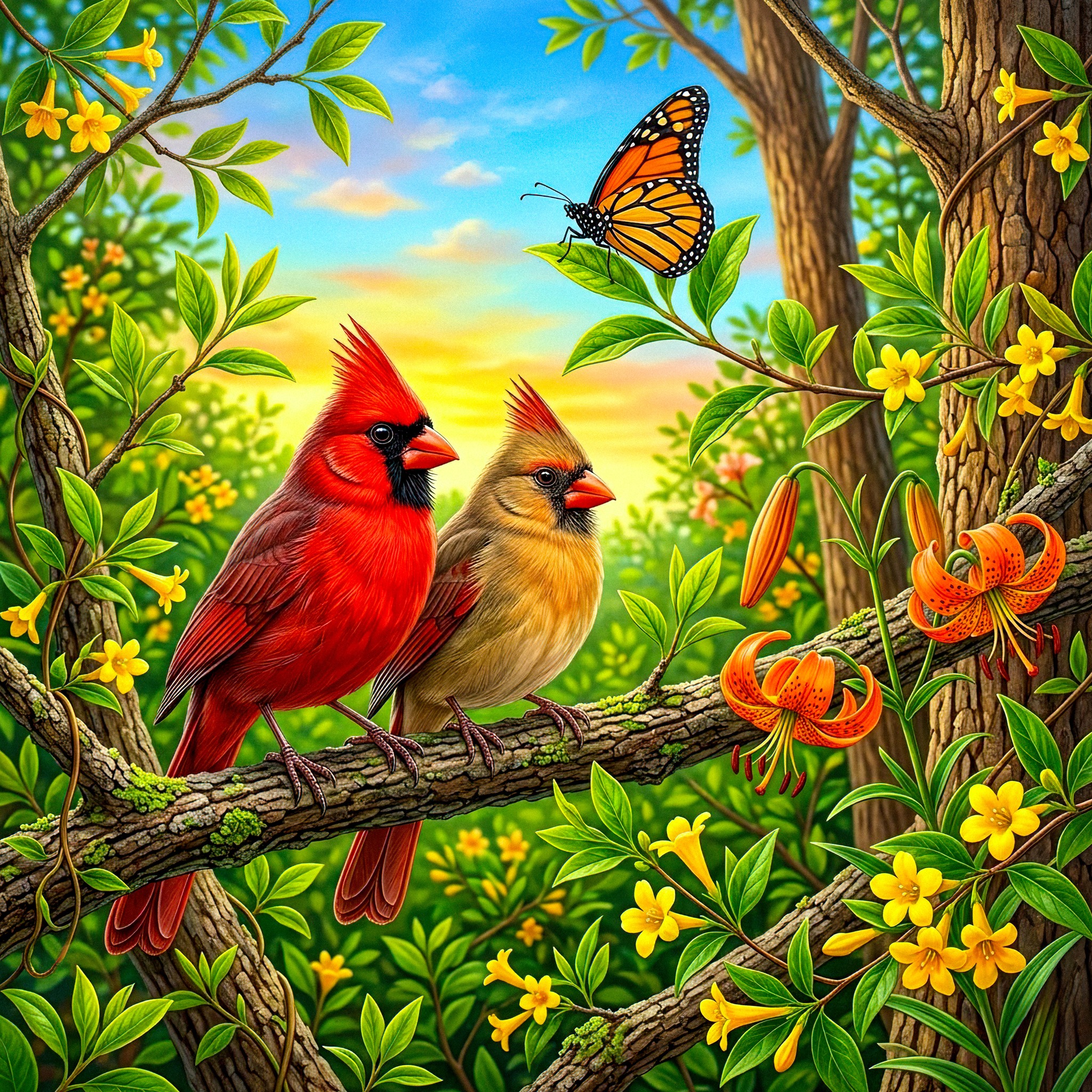 Bird Duo jigsaw puzzle by Gotiva