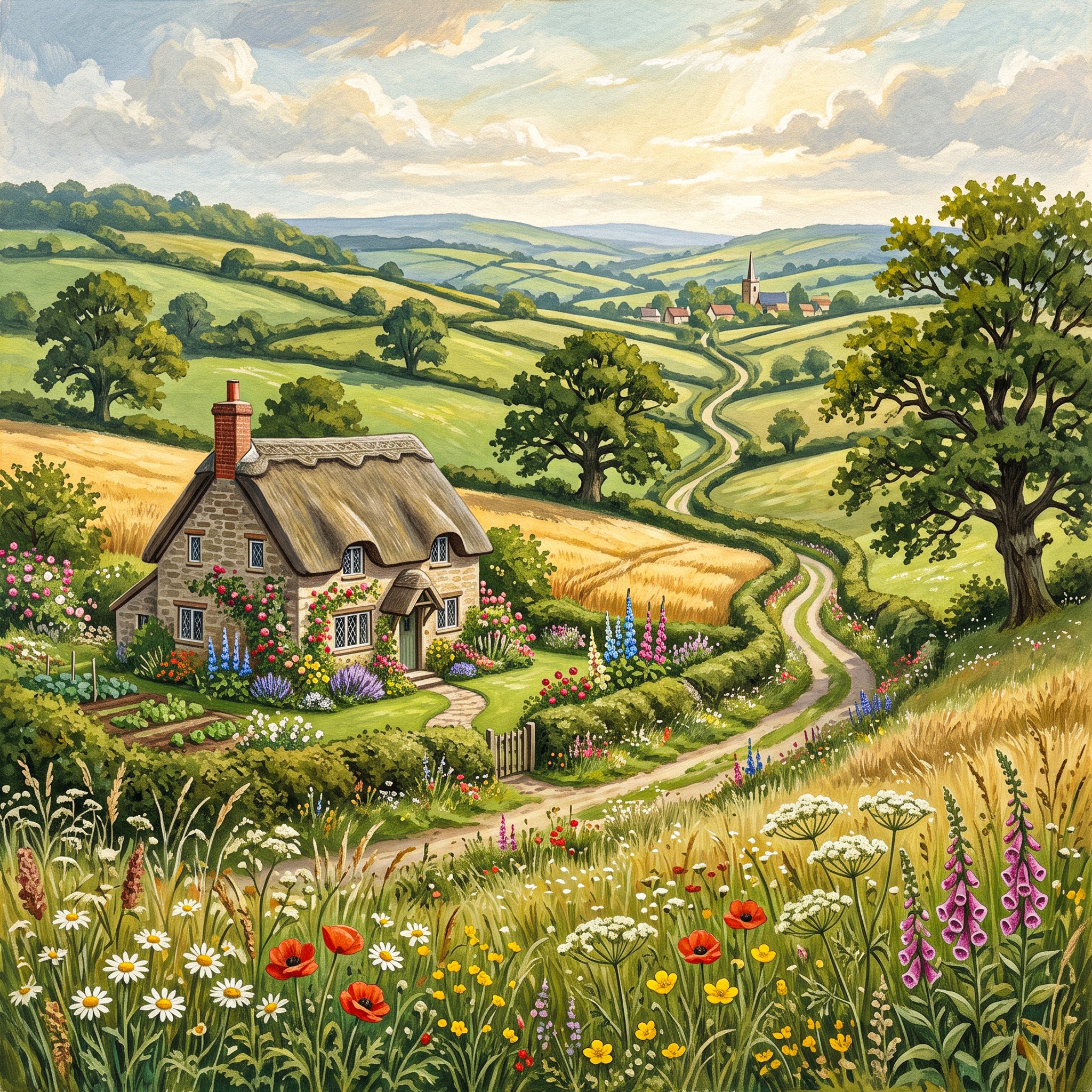 Home jigsaw puzzle by Gotiva