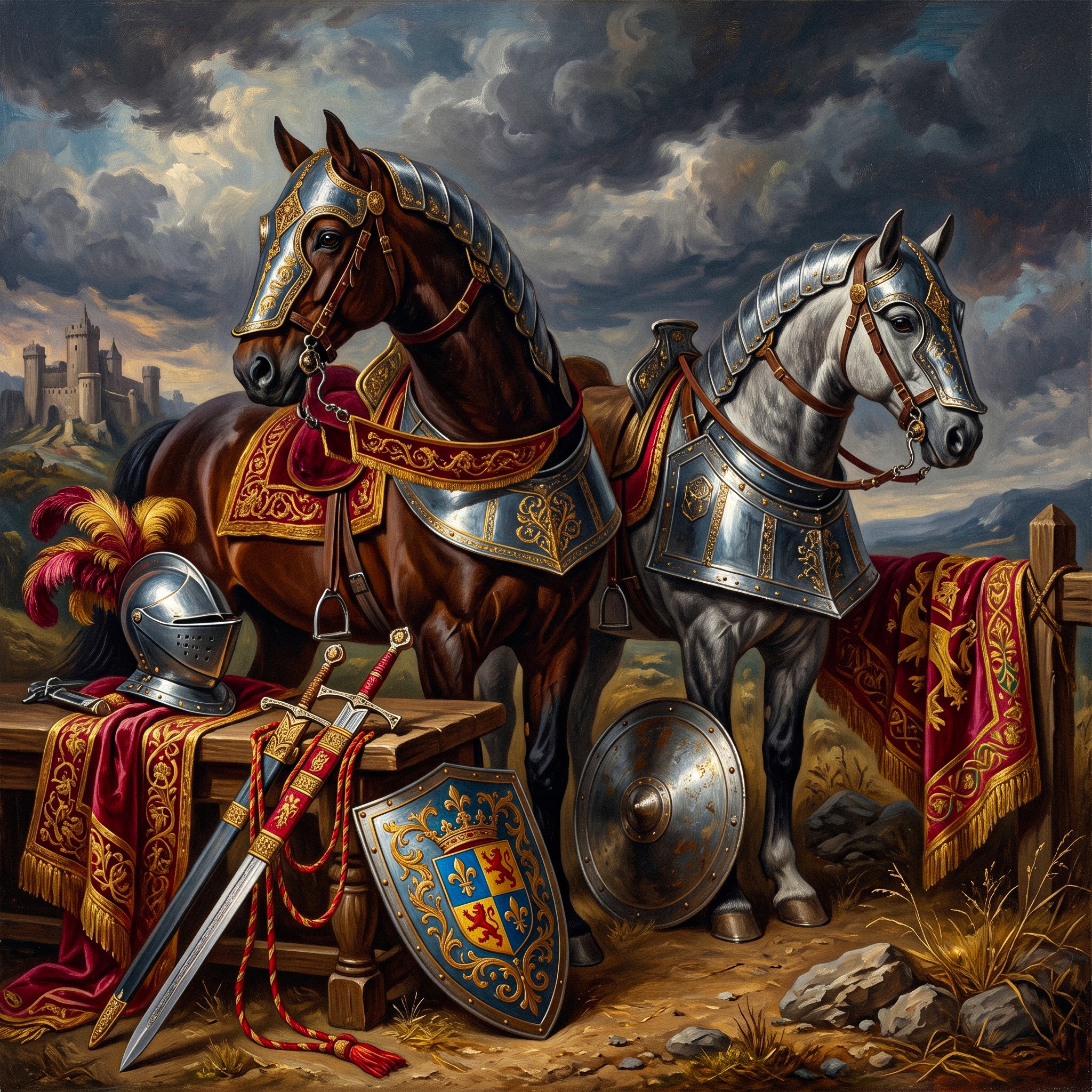 Knight Horses jigsaw puzzle by Your Knight