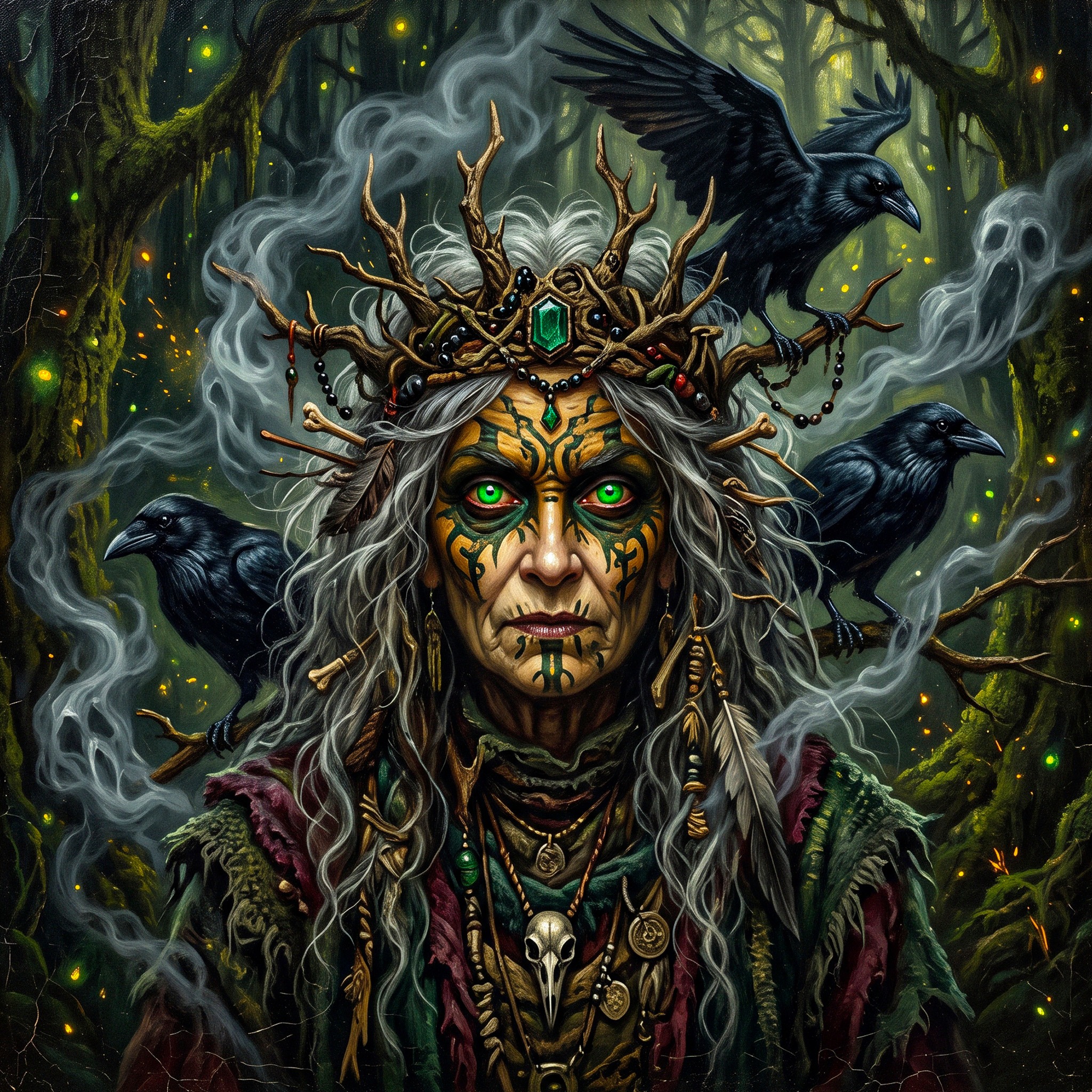 Witch jigsaw puzzle by Raven Veil