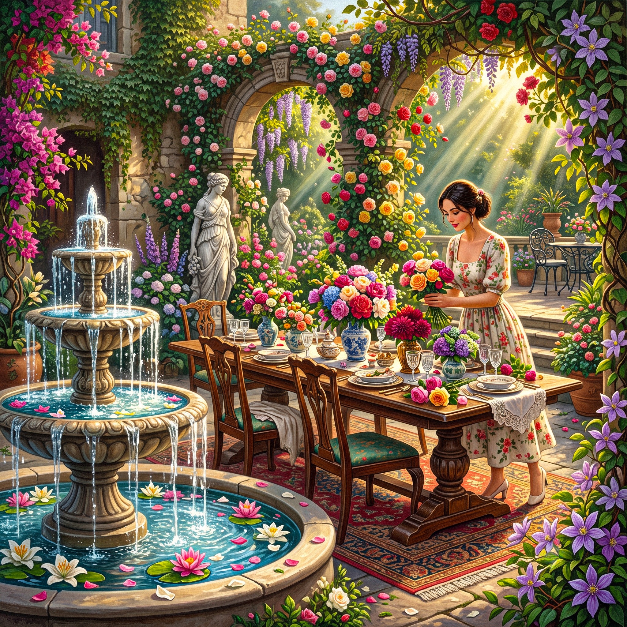 Garden Time jigsaw puzzle by Classic Art Jenny