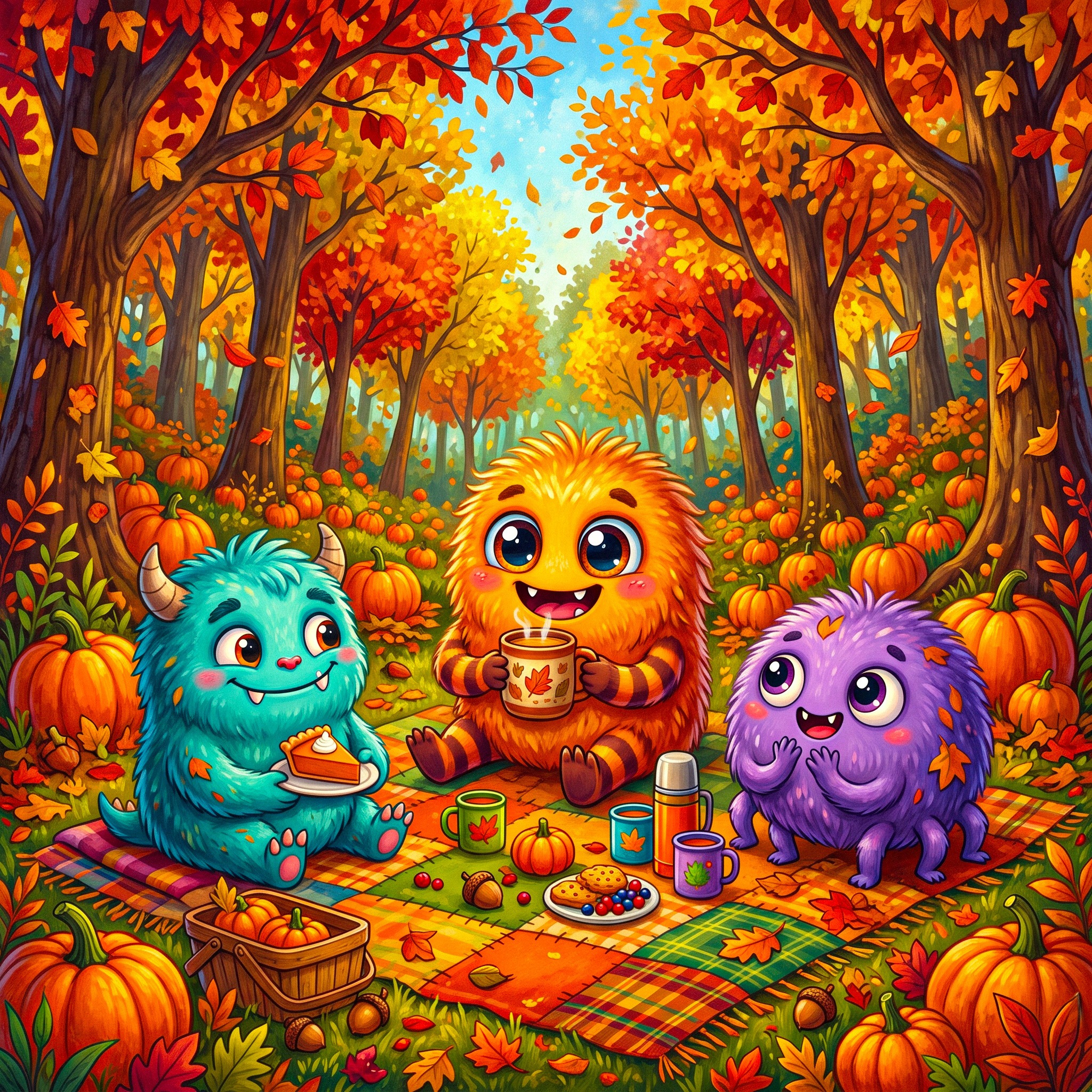 Monsters jigsaw puzzle by Veloura Moonpetal