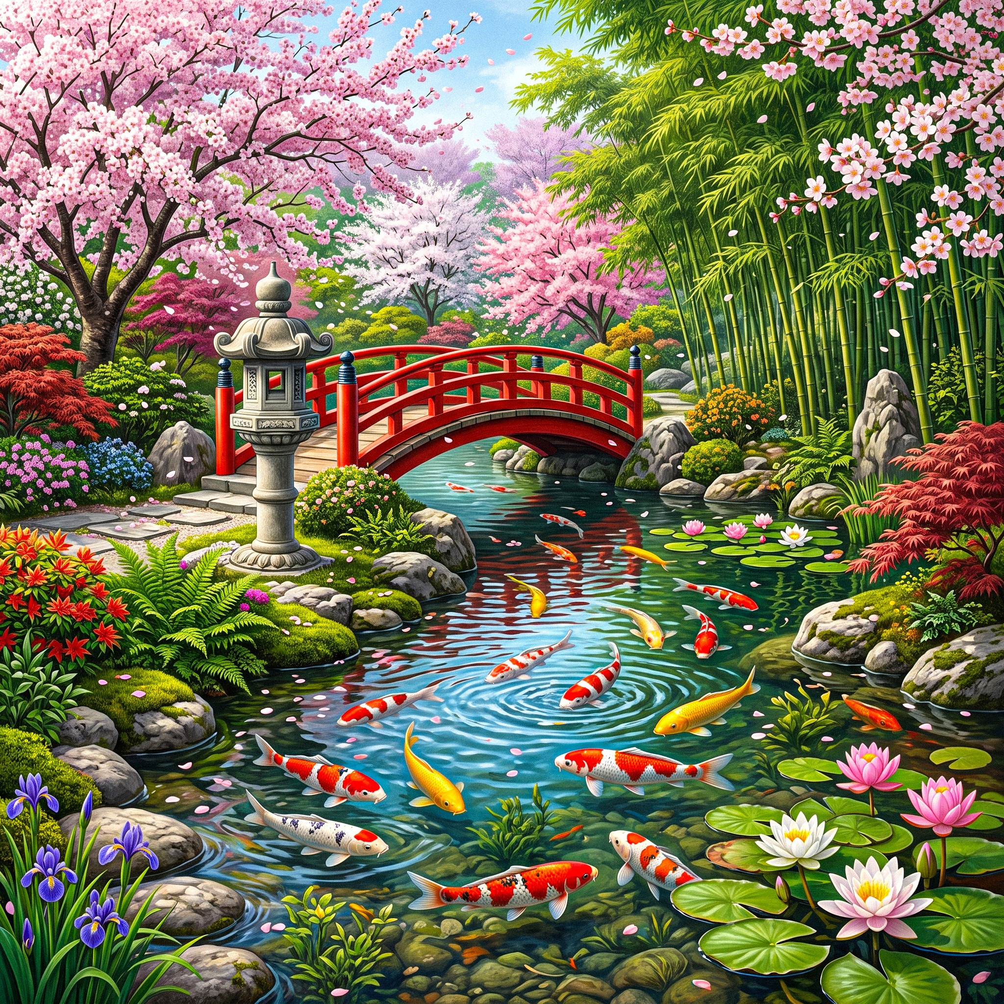 Japanesse Garden jigsaw puzzle by Classic Art Jenny