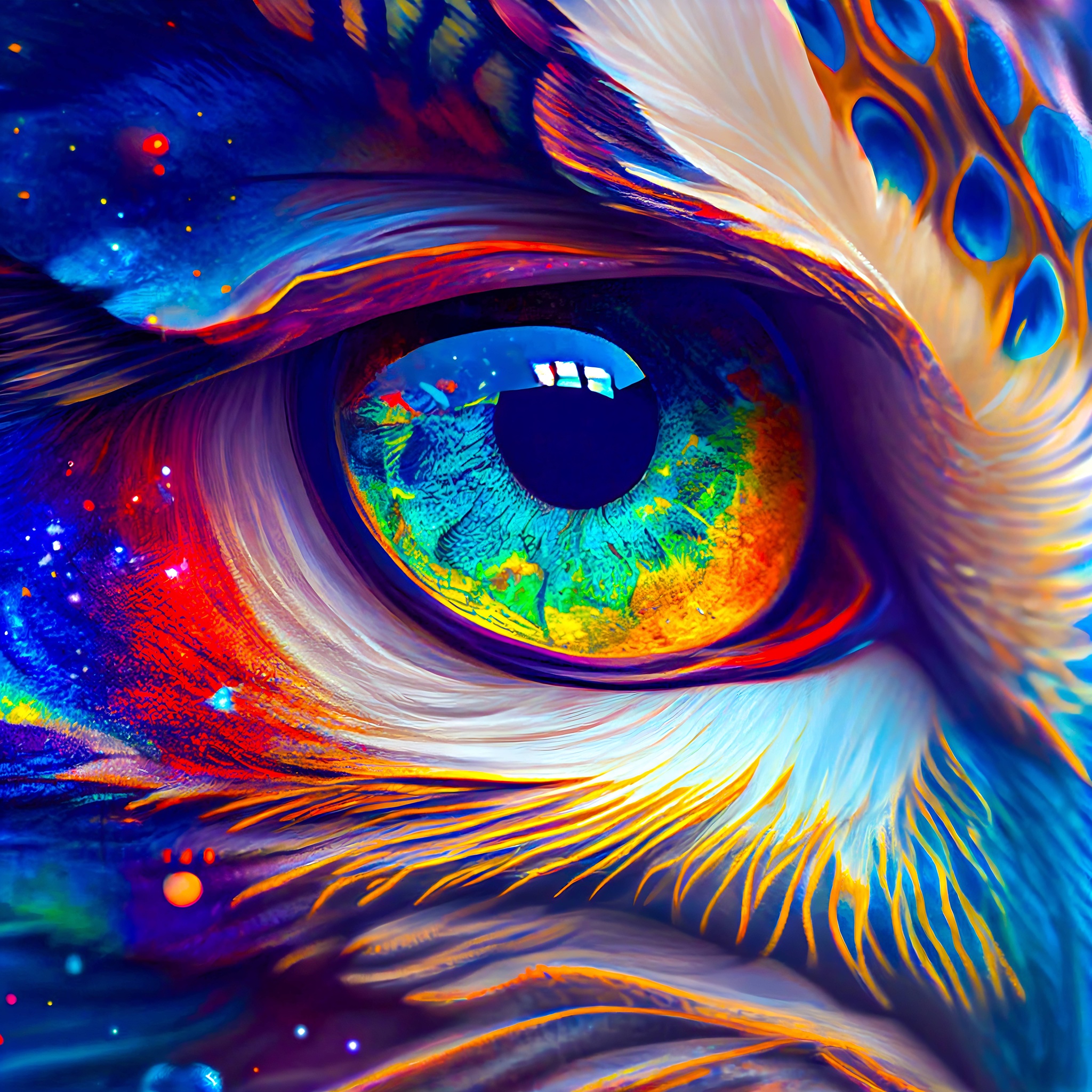 Eye of future jigsaw puzzle by Gotiva