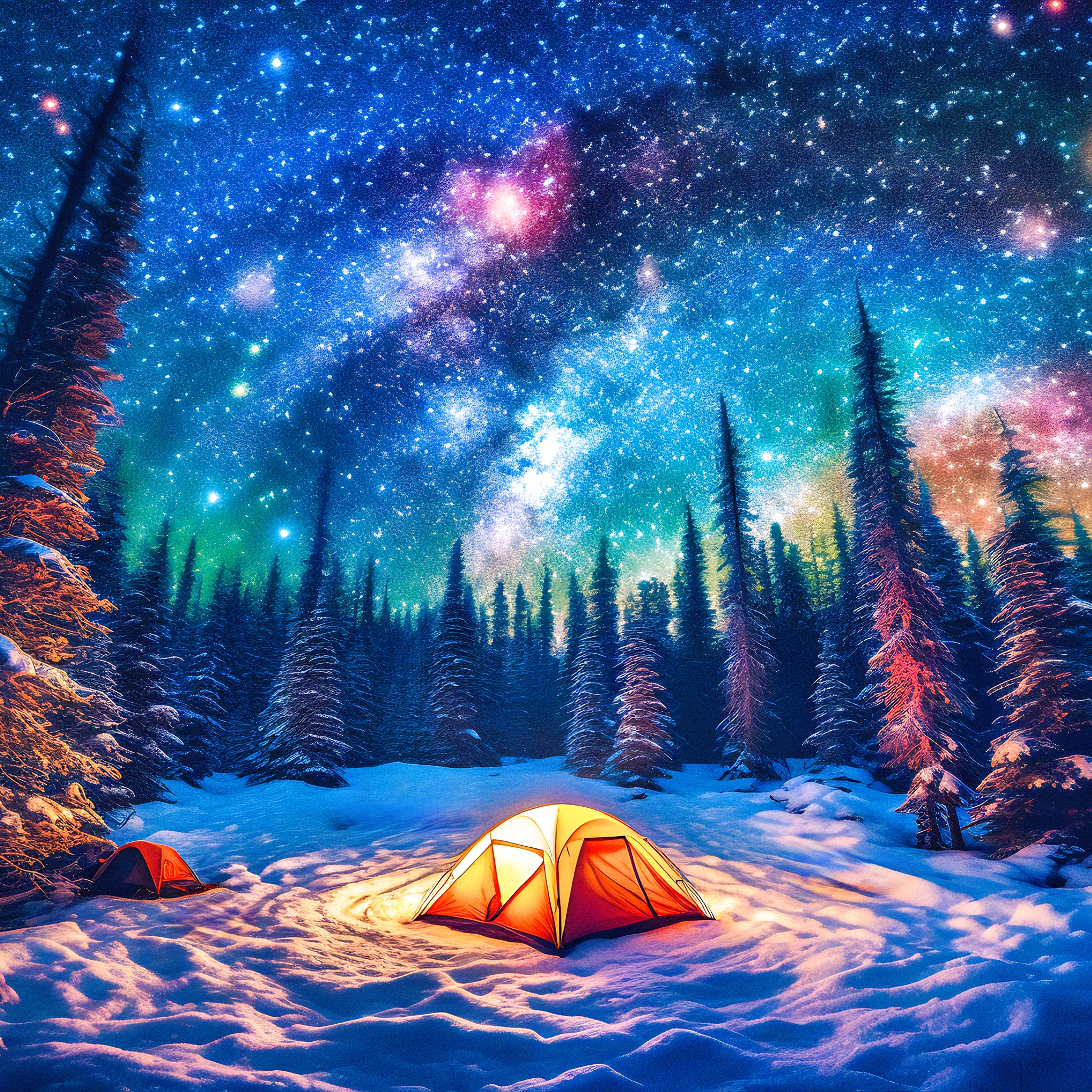 Constellations Camping jigsaw puzzle by Gotiva