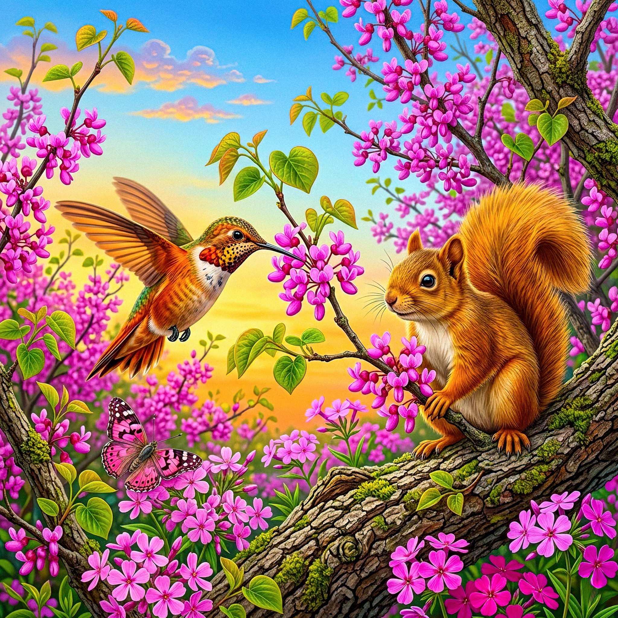 Bird and Squirrel jigsaw puzzle by Gotiva