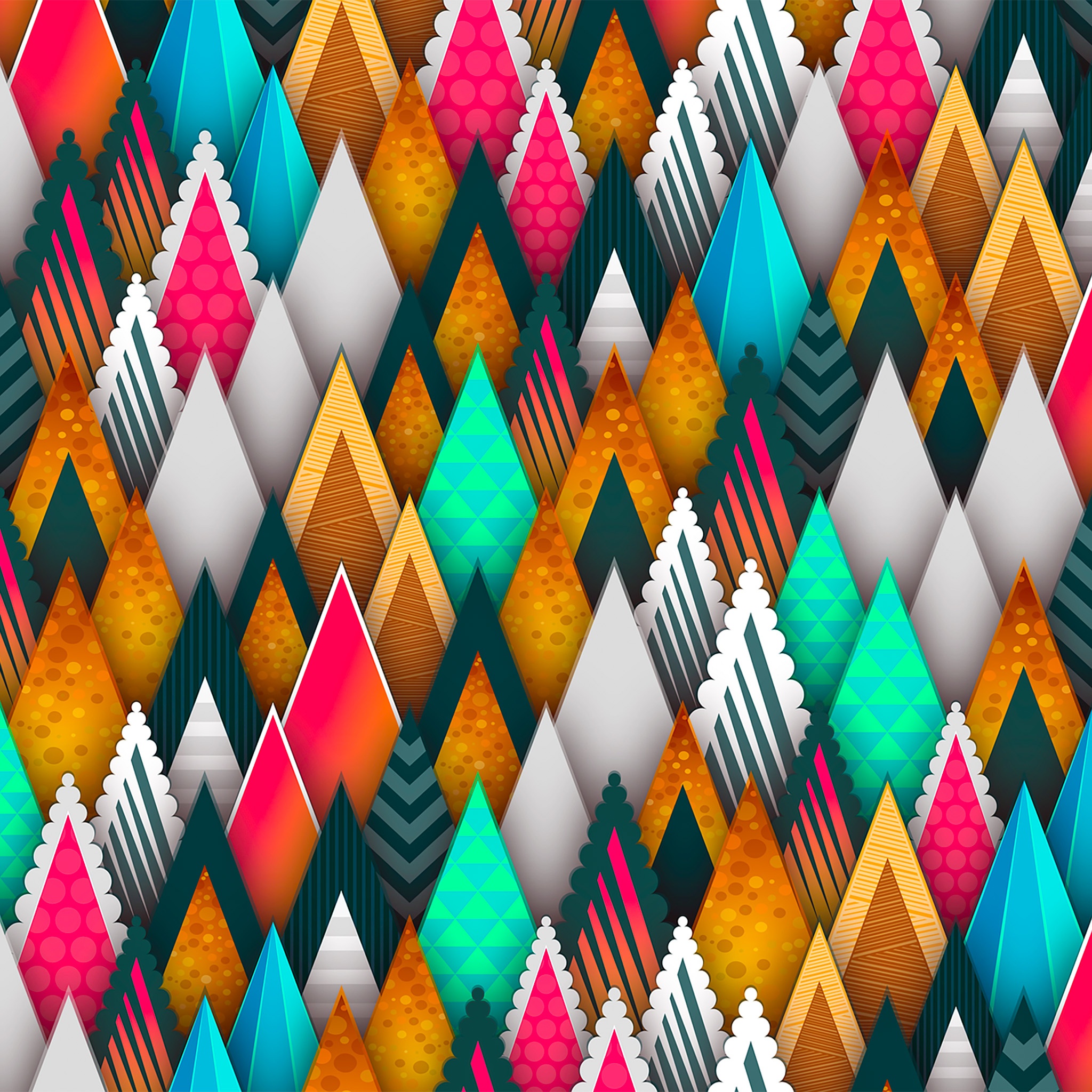 Triangle Colorful Pattern jigsaw puzzle by Gotiva