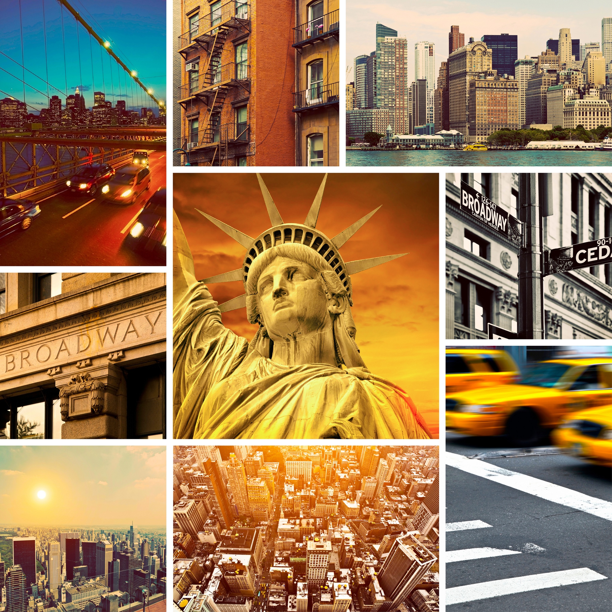 New York City Landmarks jigsaw puzzle by Gotiva