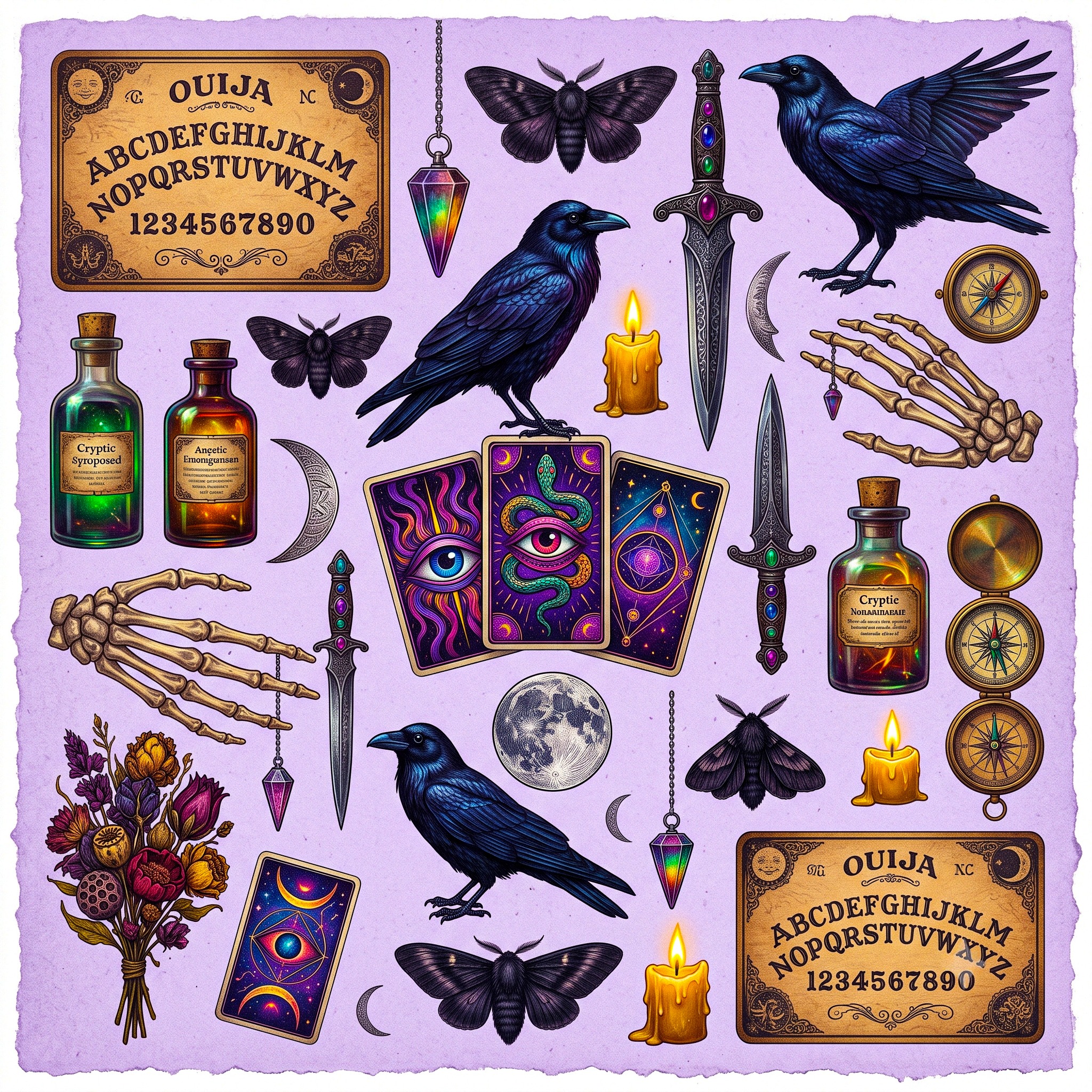 Ghostly Collage jigsaw puzzle by Raven Veil